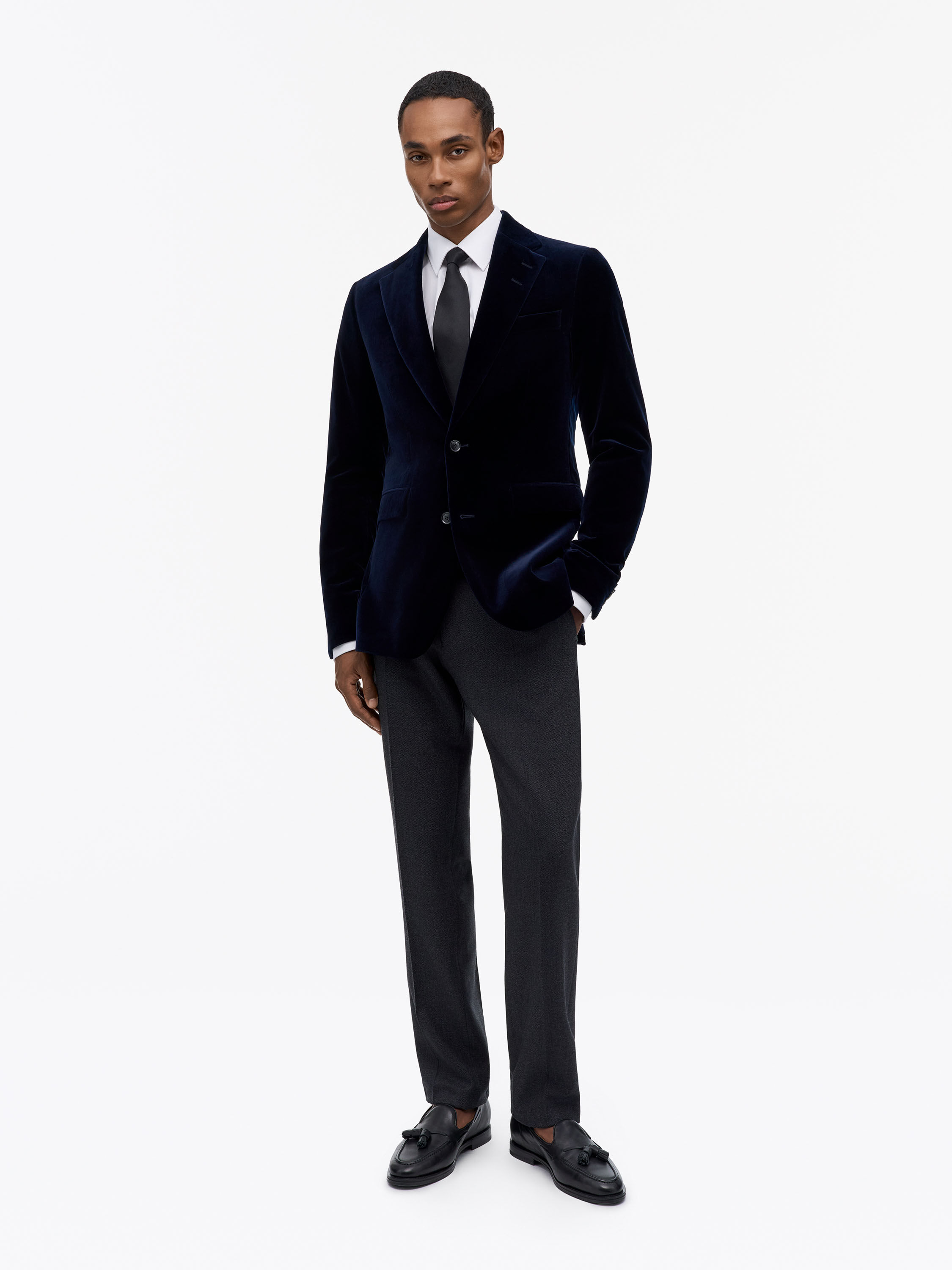 Ease Velvet Tuxedo Jacket