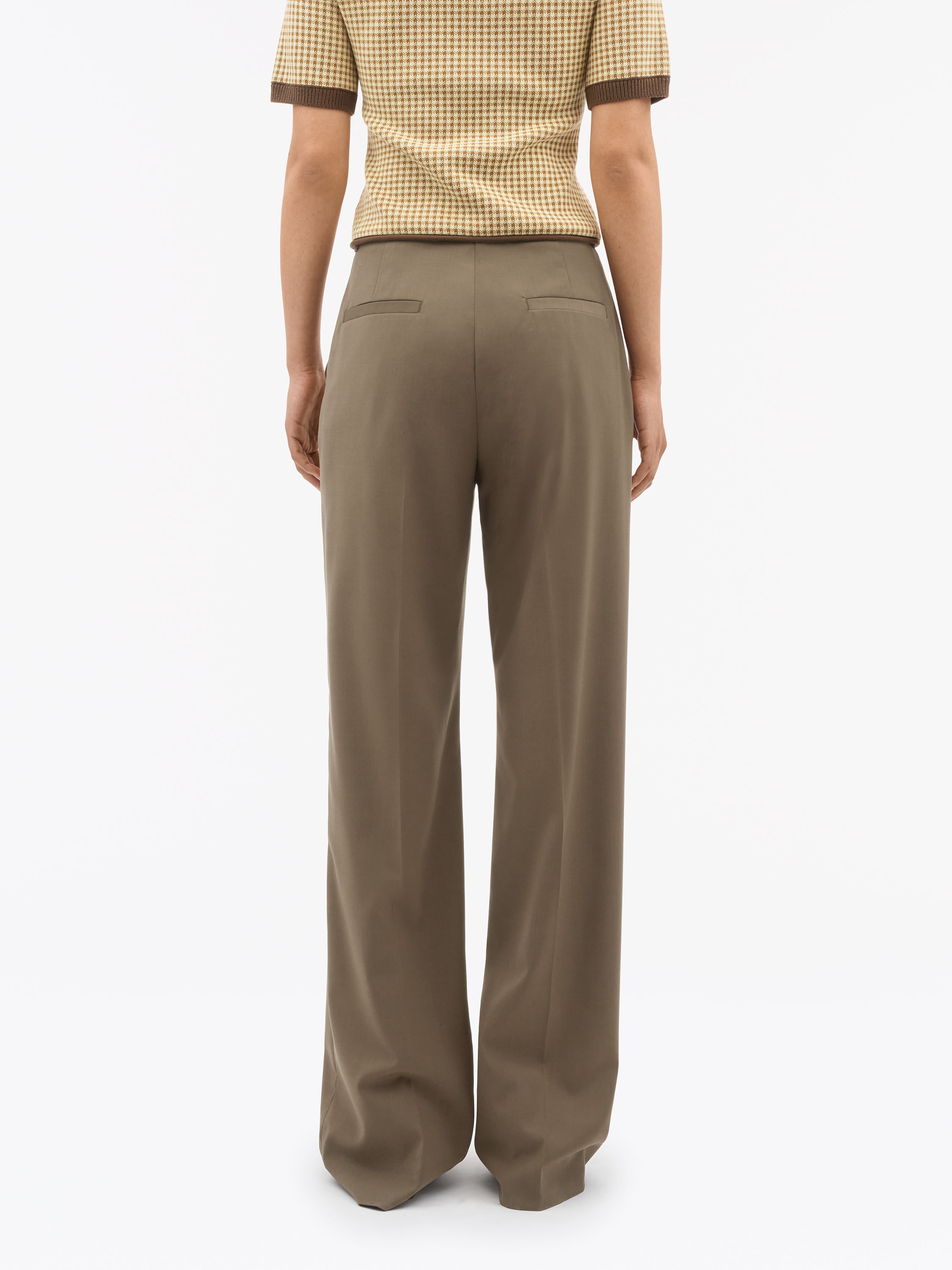 Umaas Wide Mid Waist Trousers