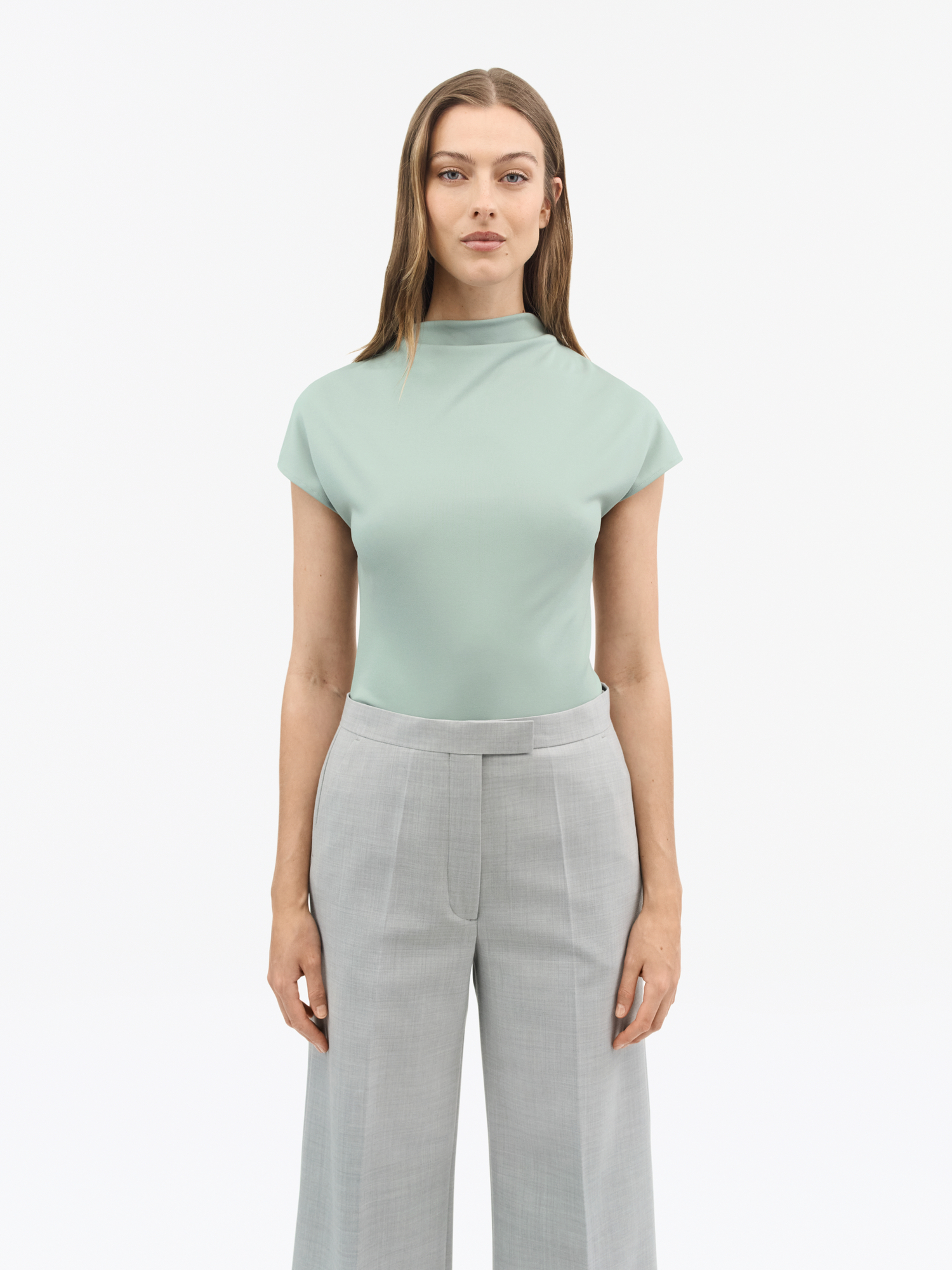 Alitta Slim Cap-Sleeve Top