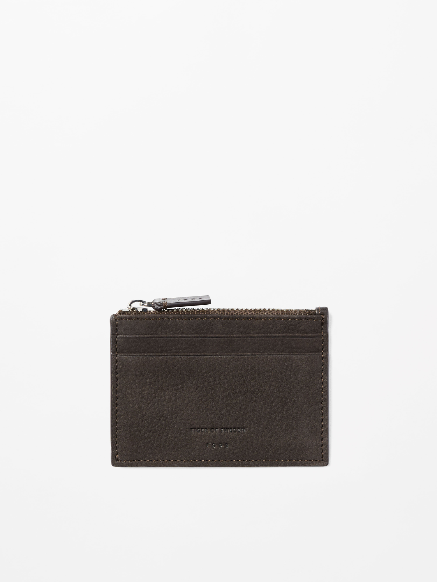 Wahren Zip Leather Cardholder