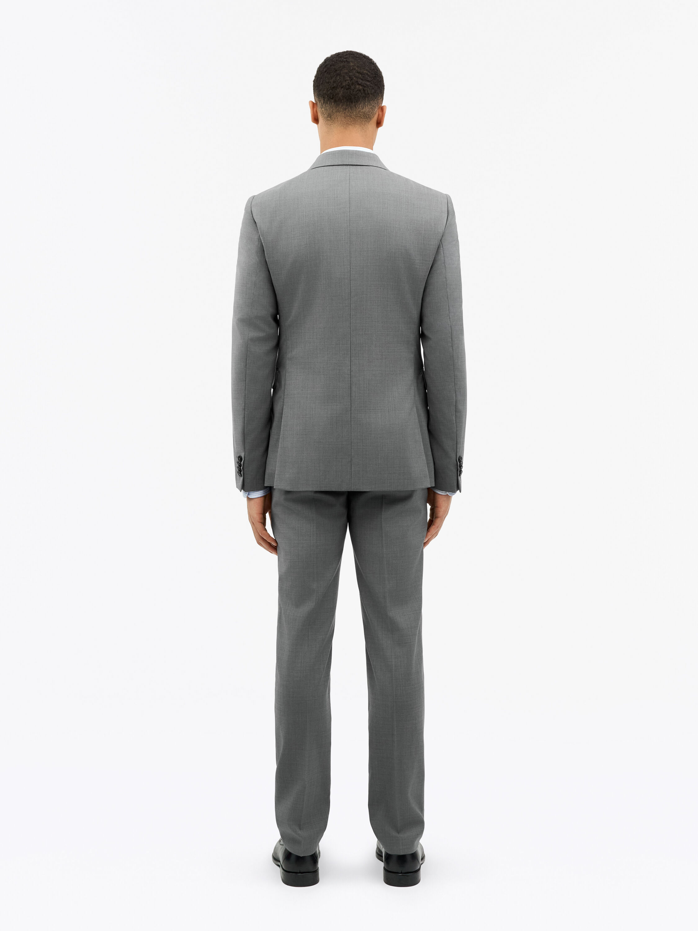 Justin RWS Grey Wool Suit