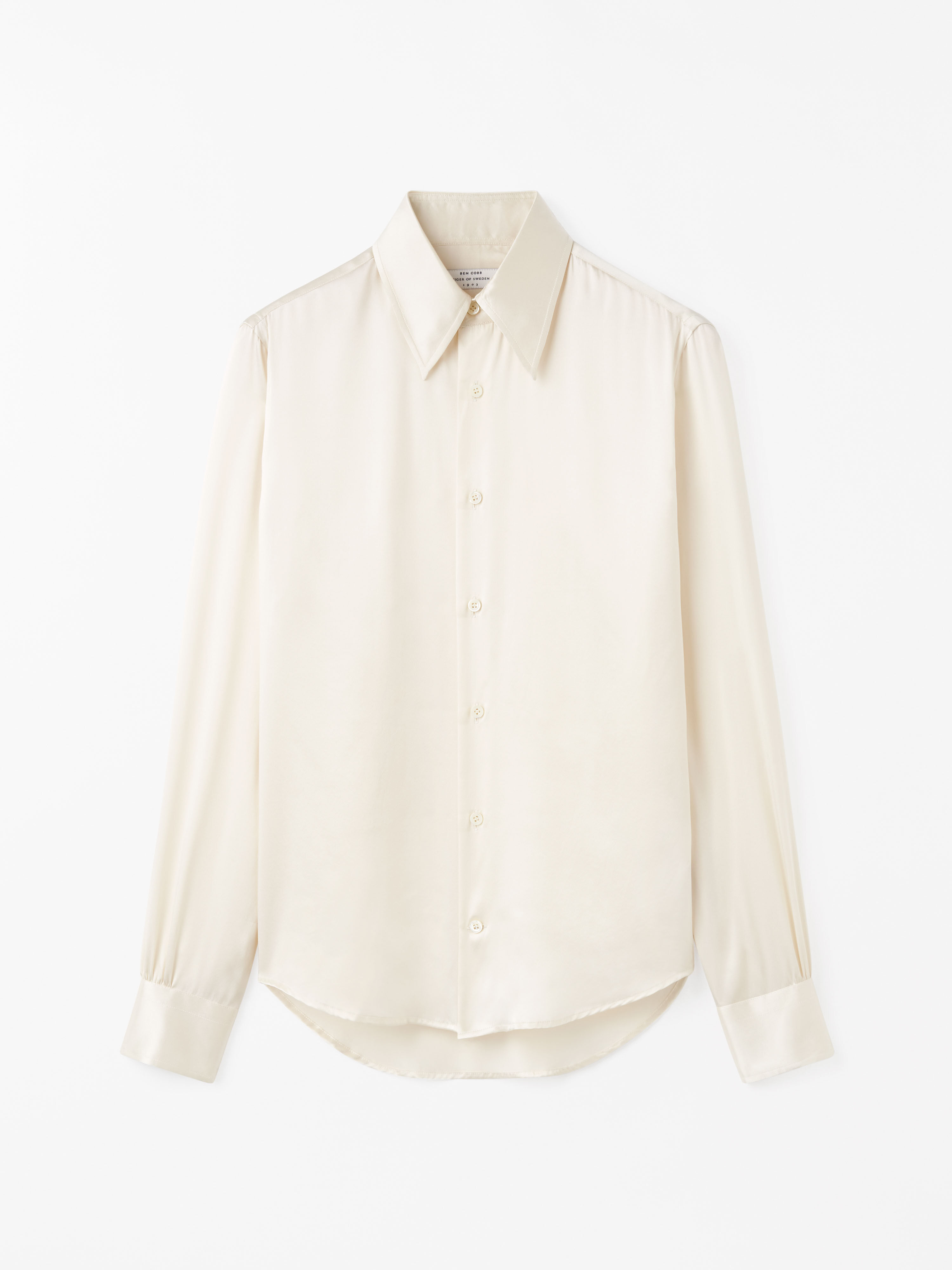 Alain Slim-fit Silk Shirt