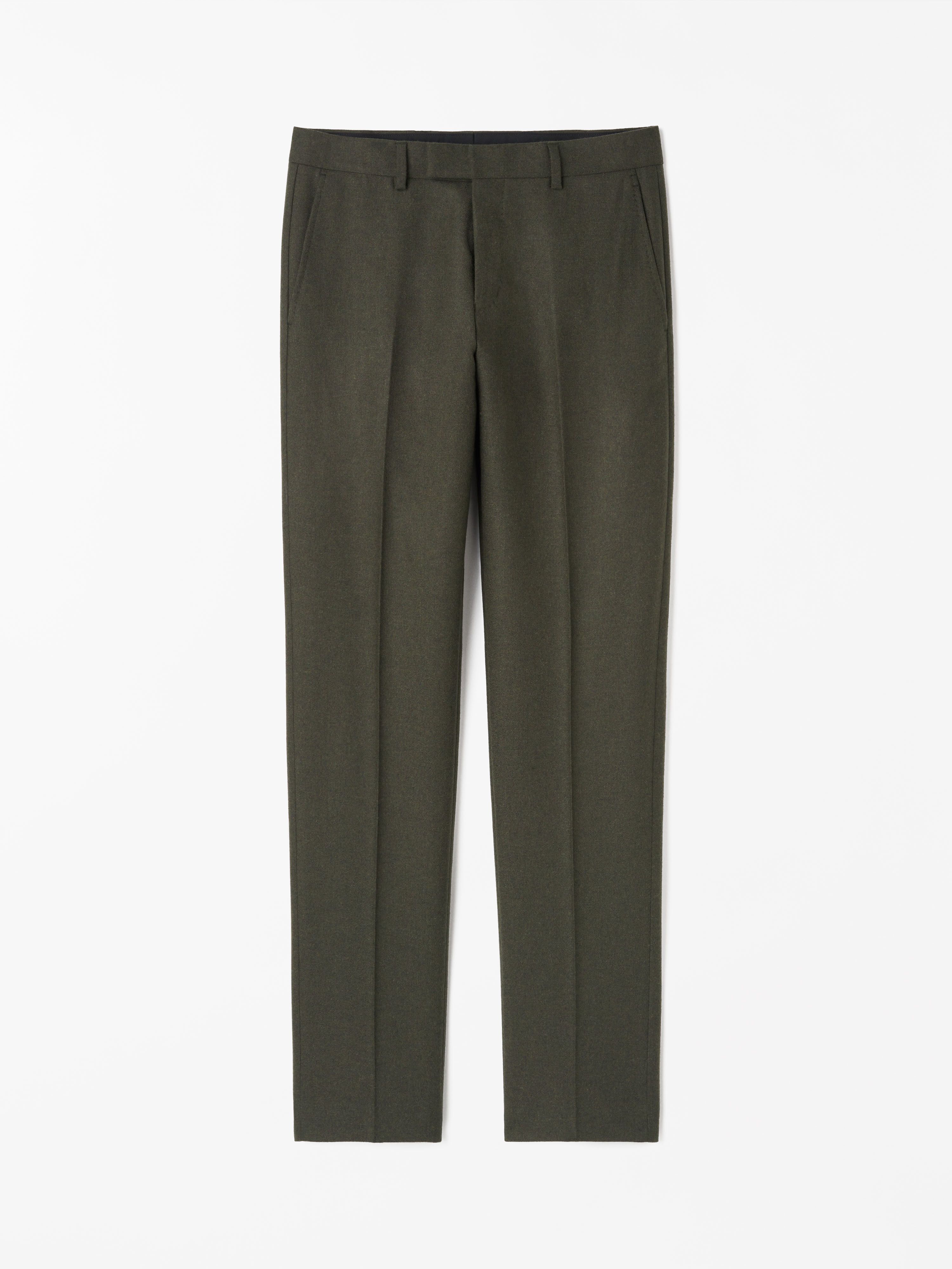 Tenuta Brushed Wool Trousers