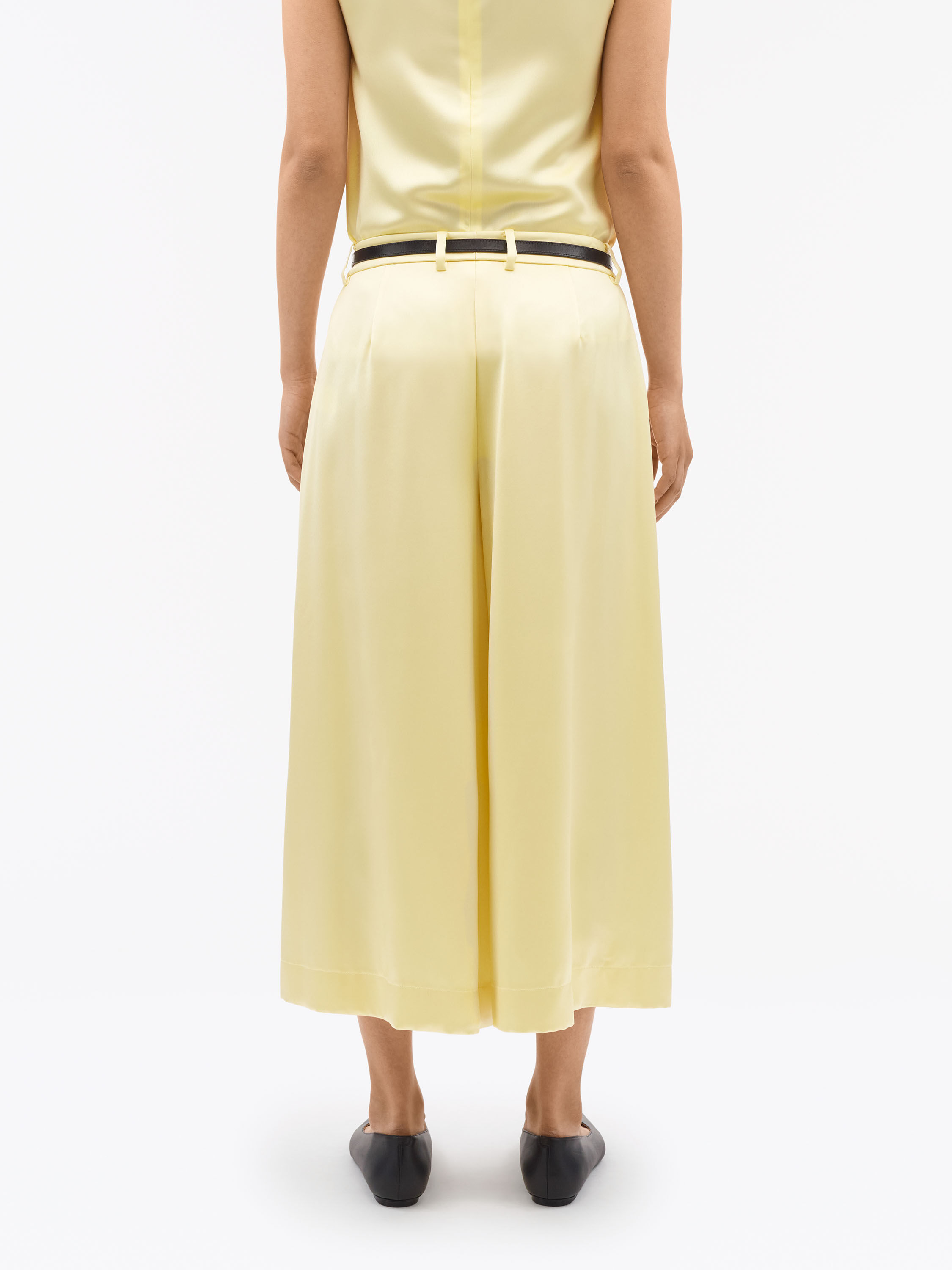 Geordie Wide Satin Trousers