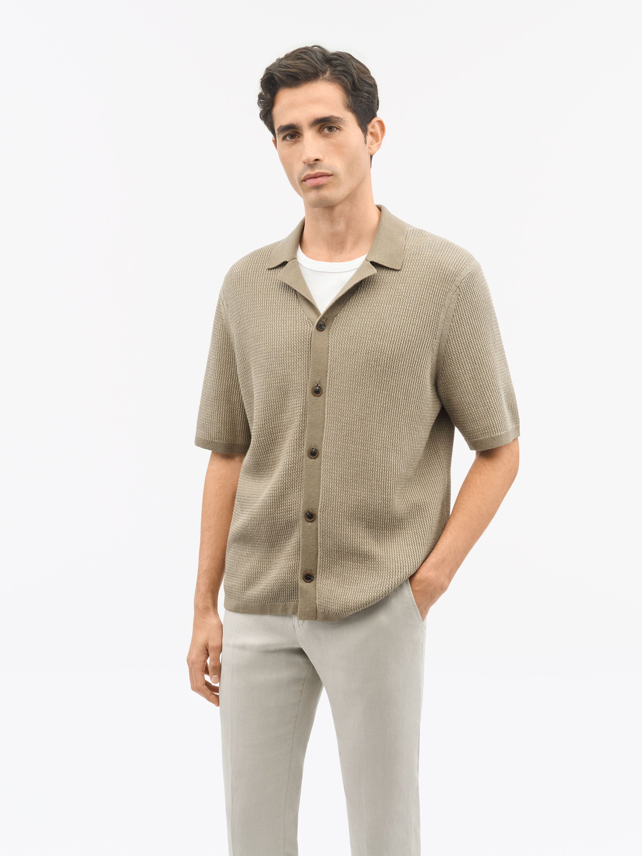 River T Short-Sleeve Cardigan 
