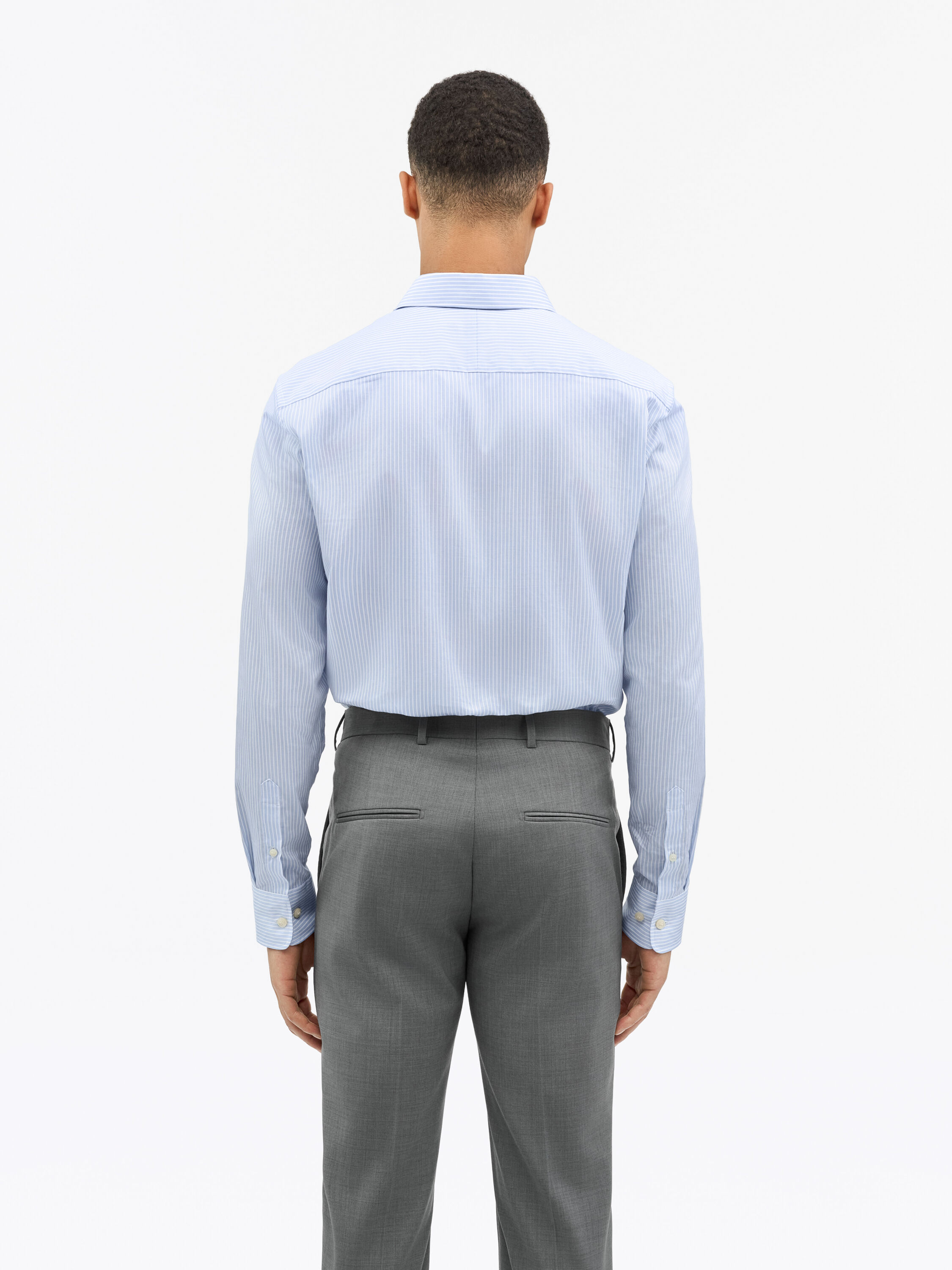 Adley C Cotton Stripe Shirt