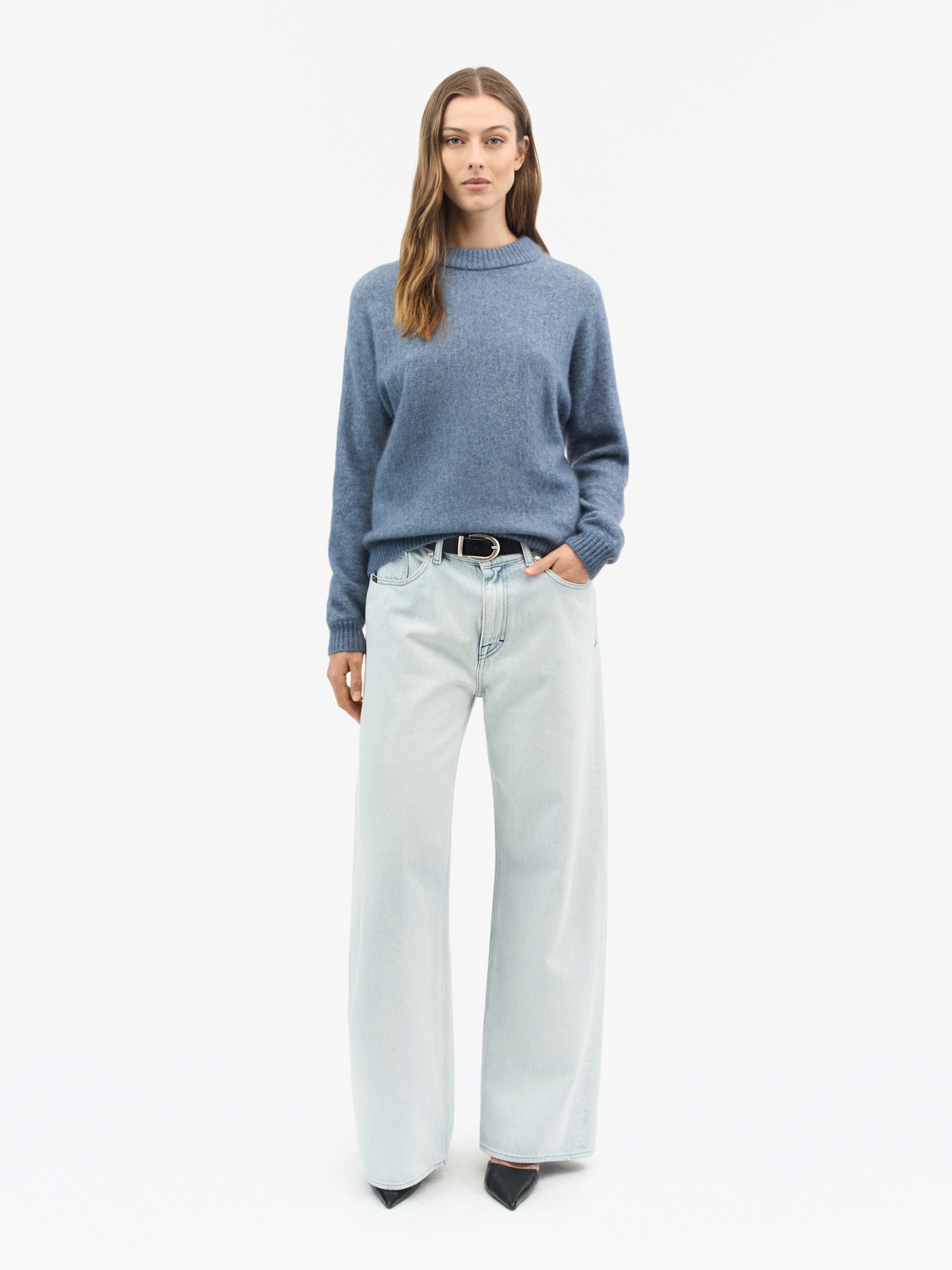 Gwynn Mohair-Merino Pullover