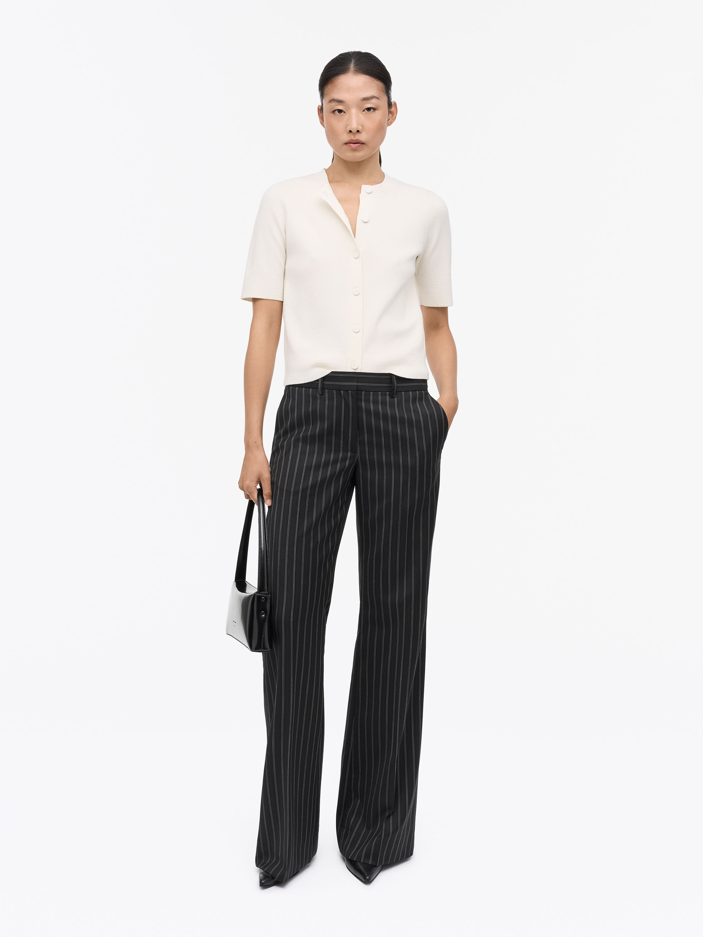 Junie Wollstreifenhose