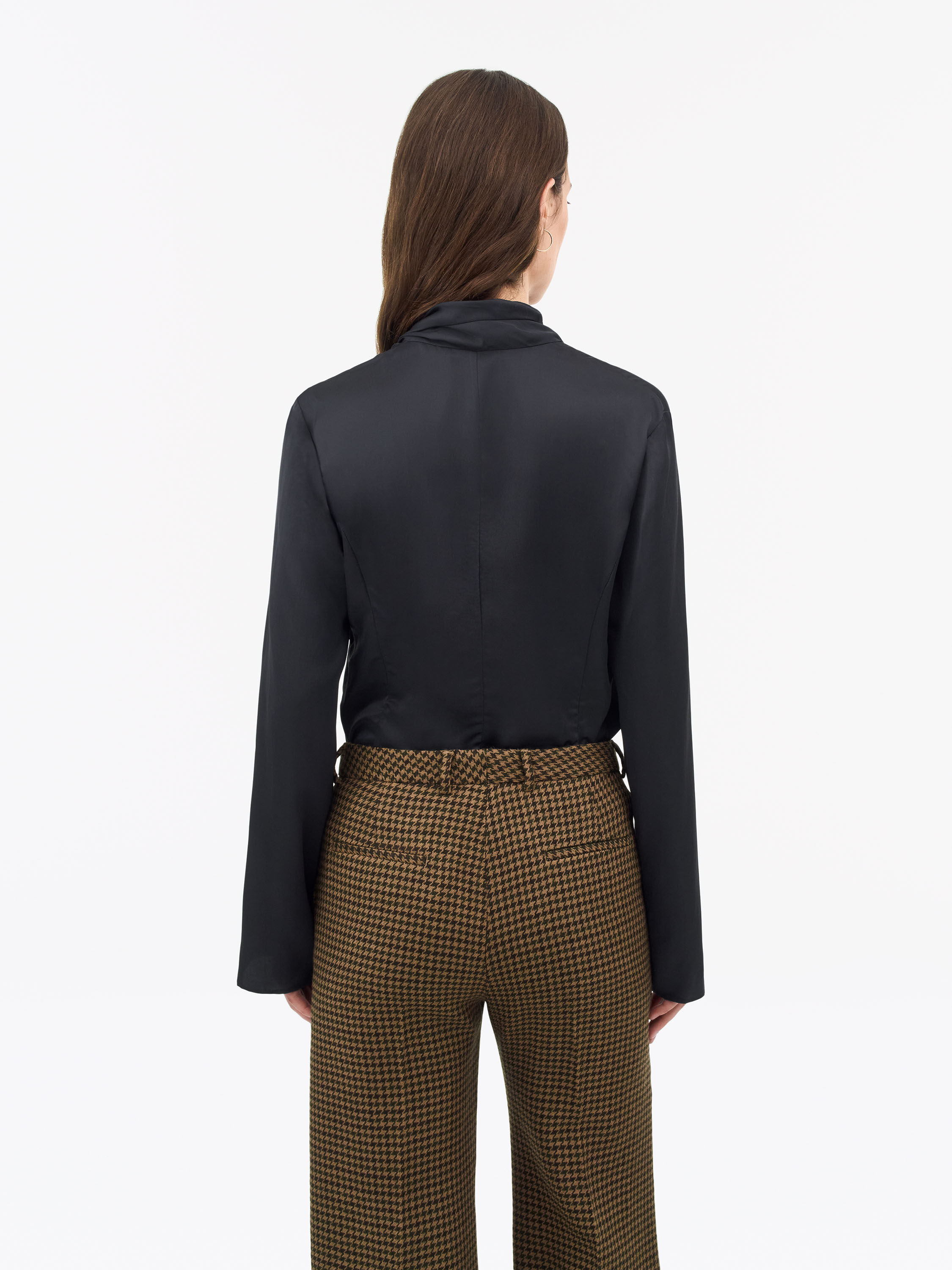 Soren Draped Slim-Fit Blouse