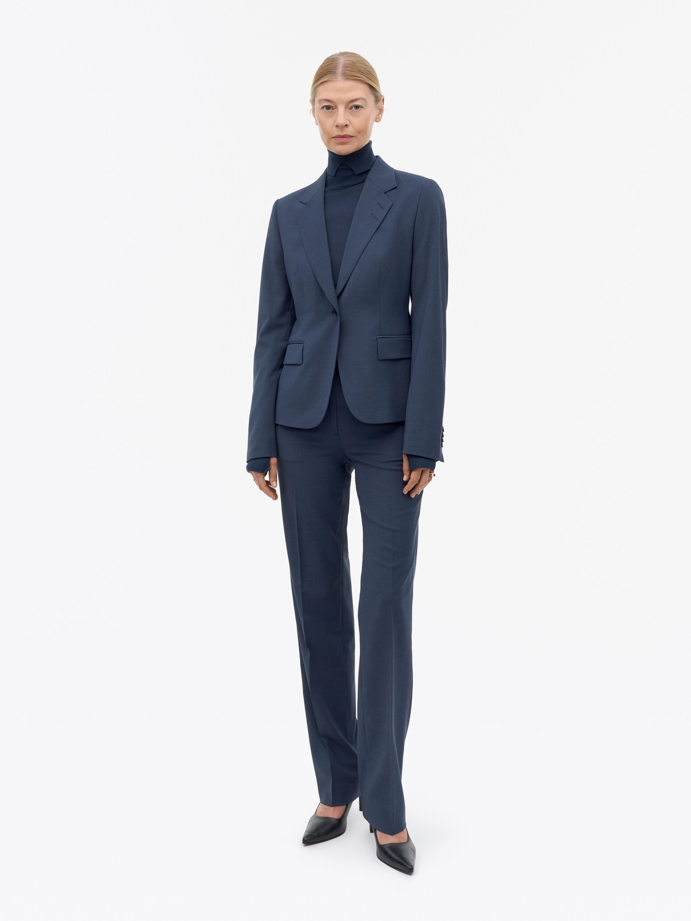 Nancy Blue Wool Suit
