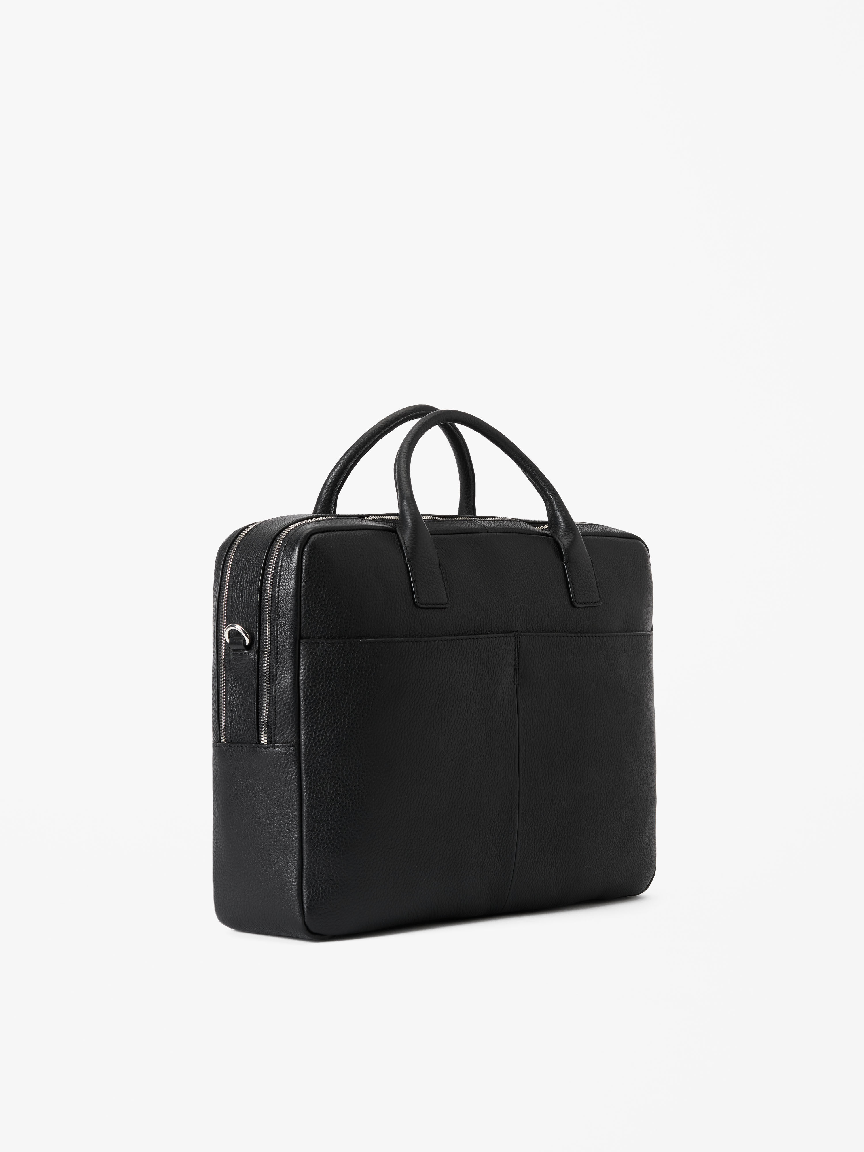 Beridare Grainy Leather Briefcase