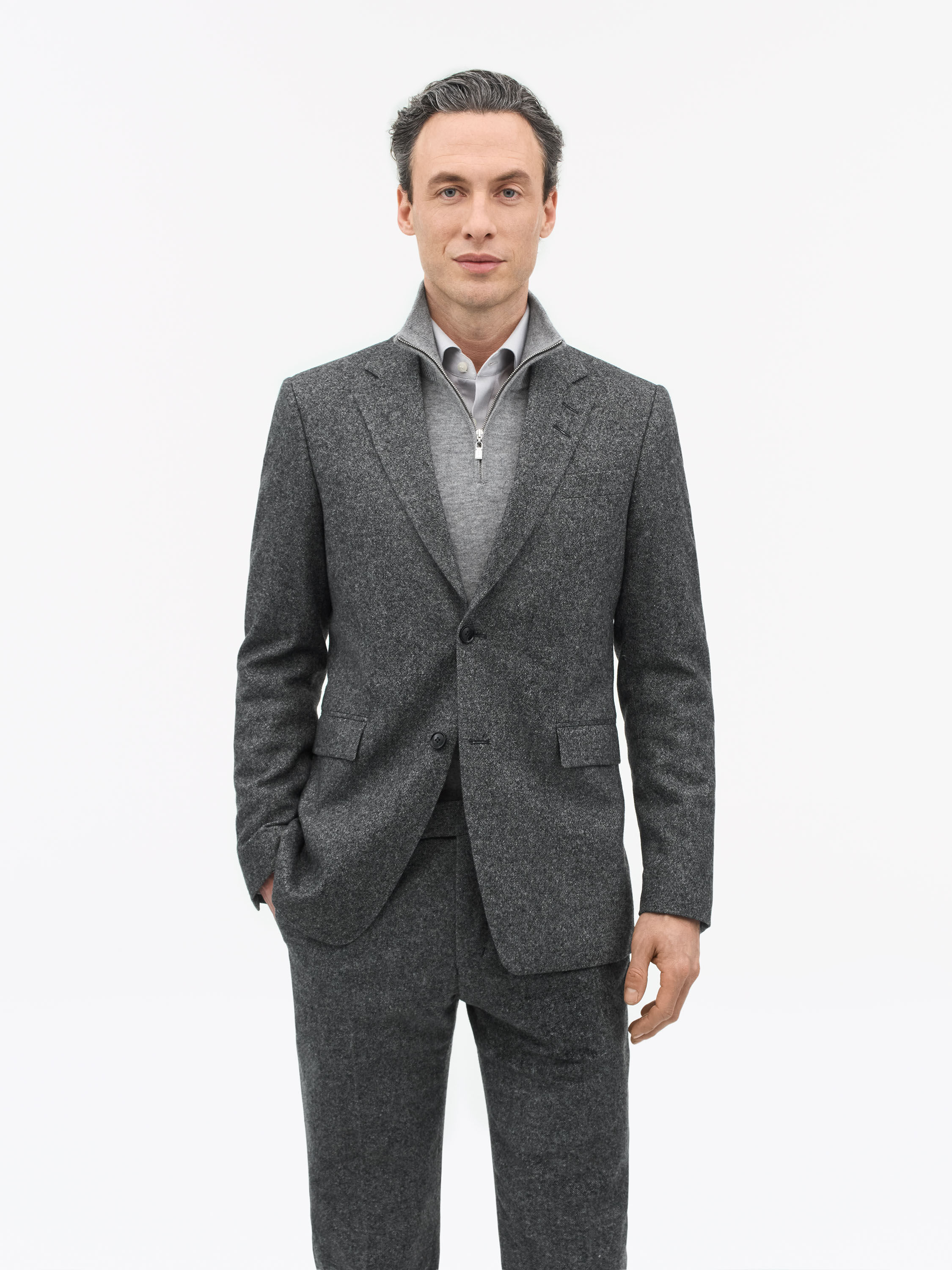 Justin Brushed Wool Jacket