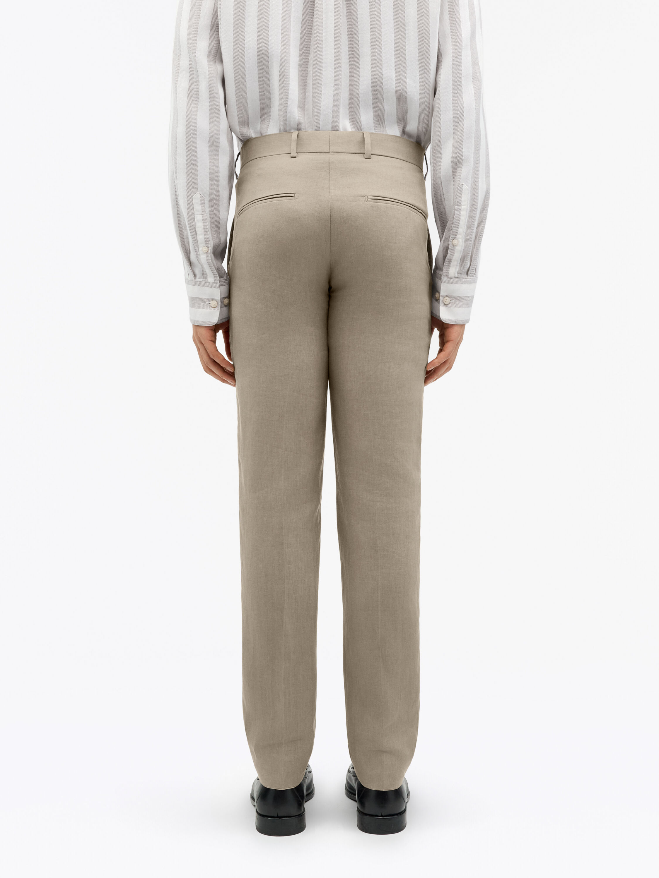 Tense Tapered Linen Trousers