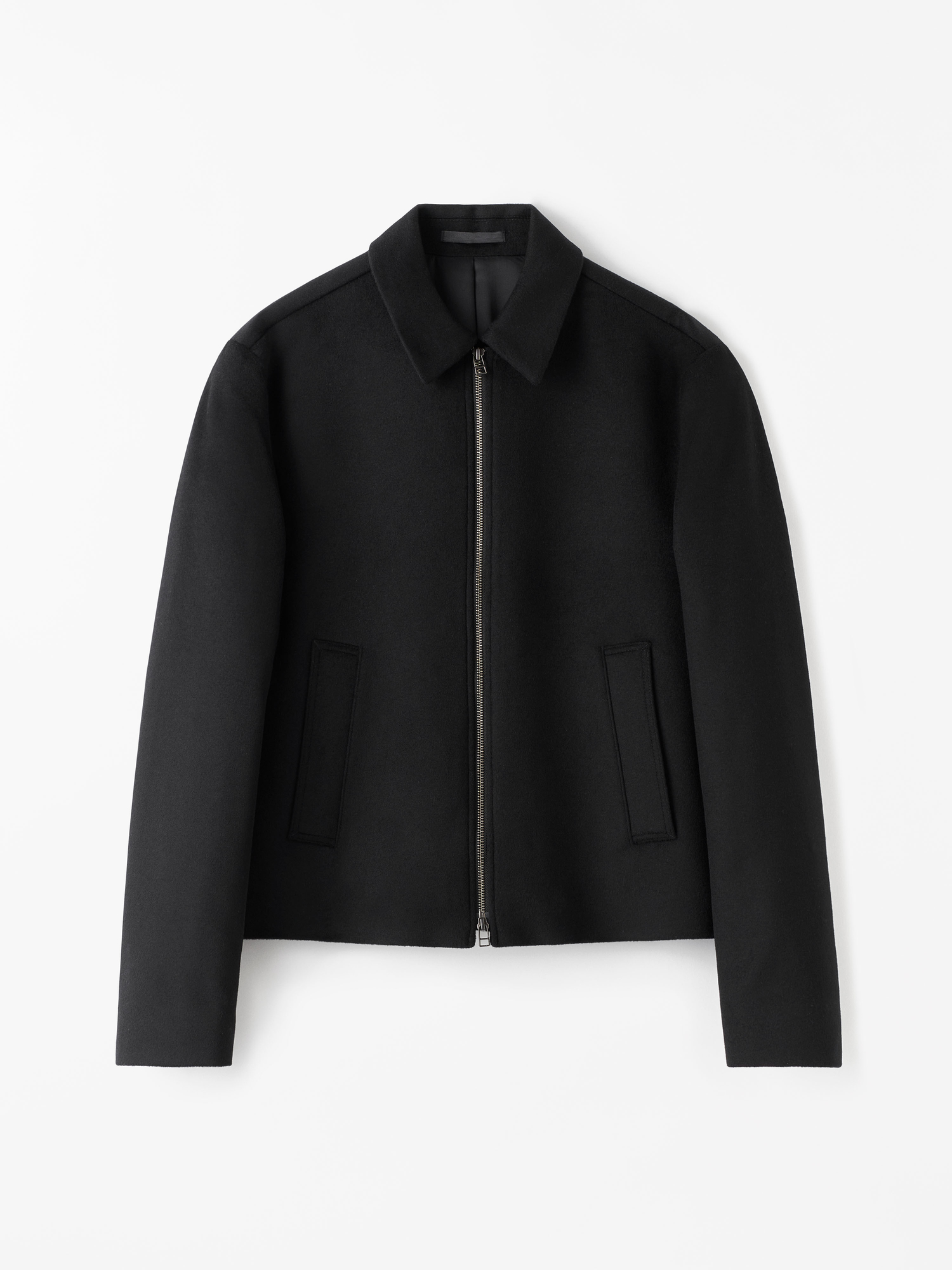 Elmeri Zip-Up Wool Blend Jacket