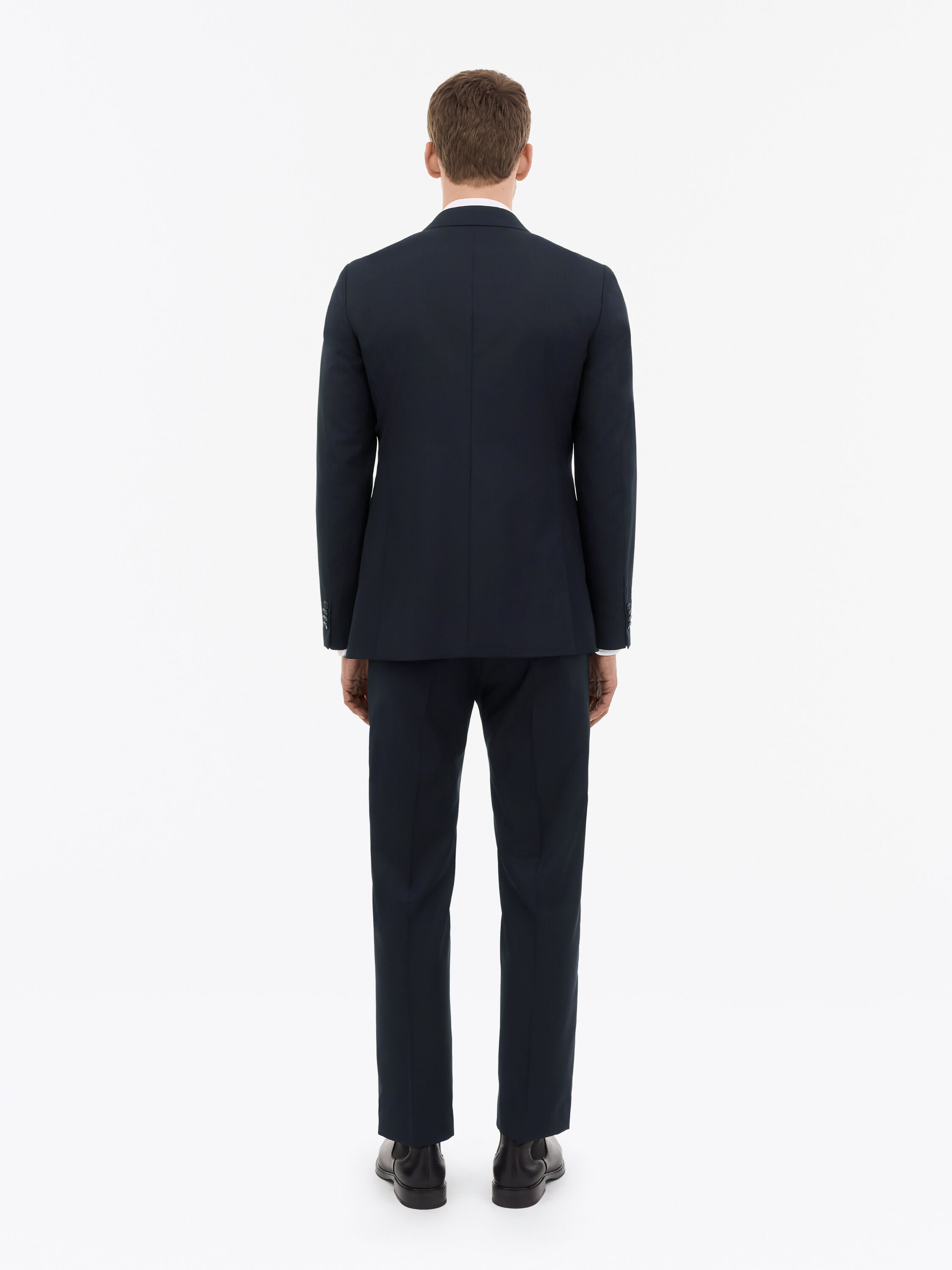 Joshwa Navy Blue Wool Suit