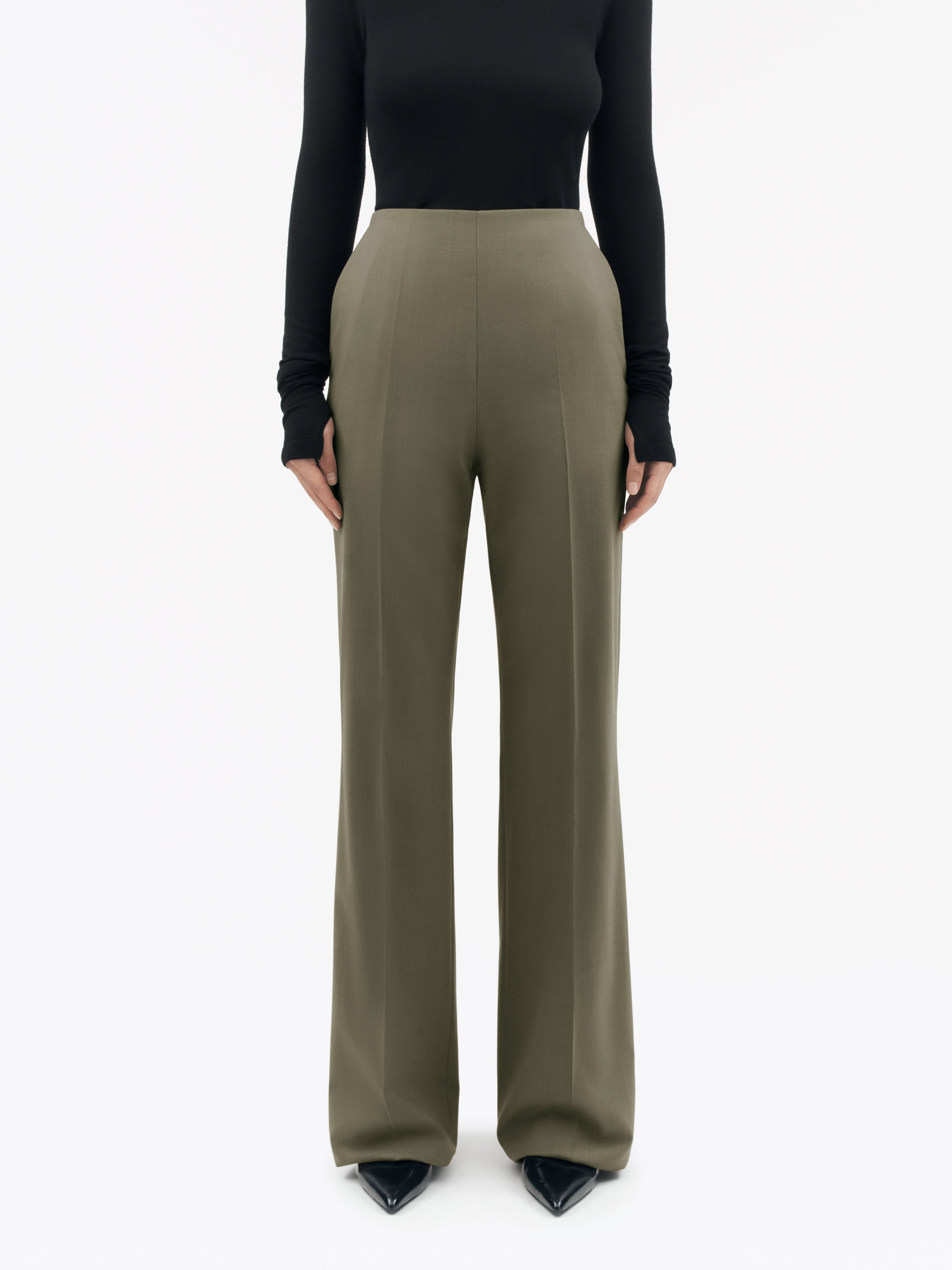 Eedit Wool Blend Trousers
