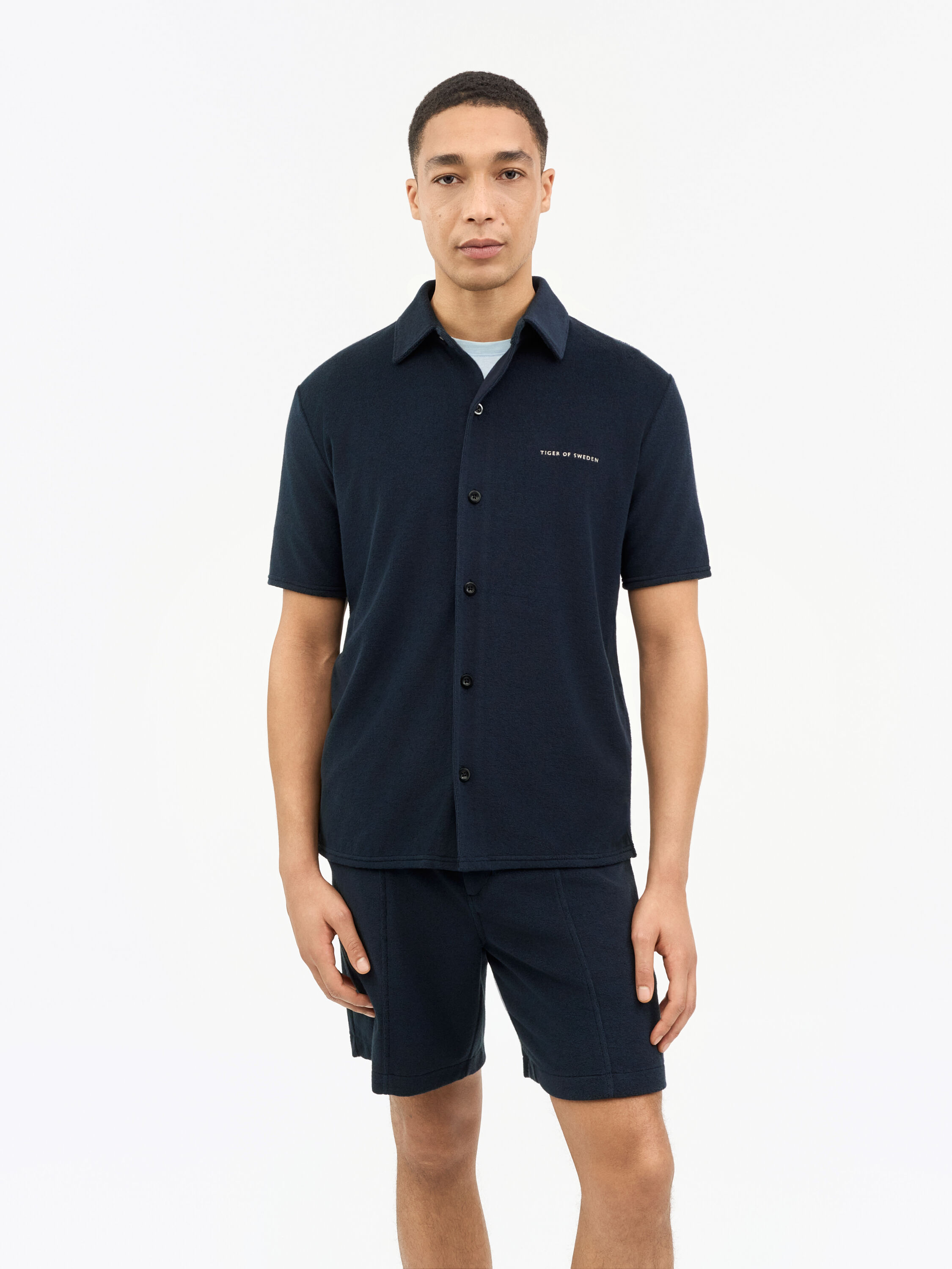 Saint Cotton Terry Polo Shirt