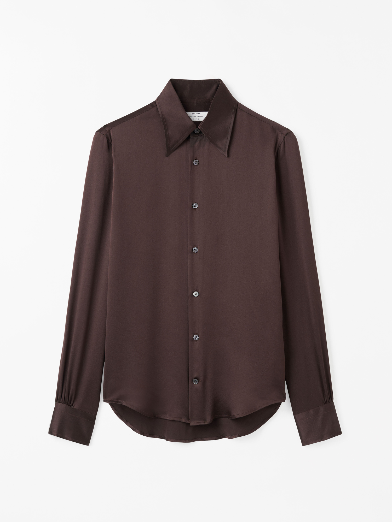 Alain Slim-fit Silk Shirt