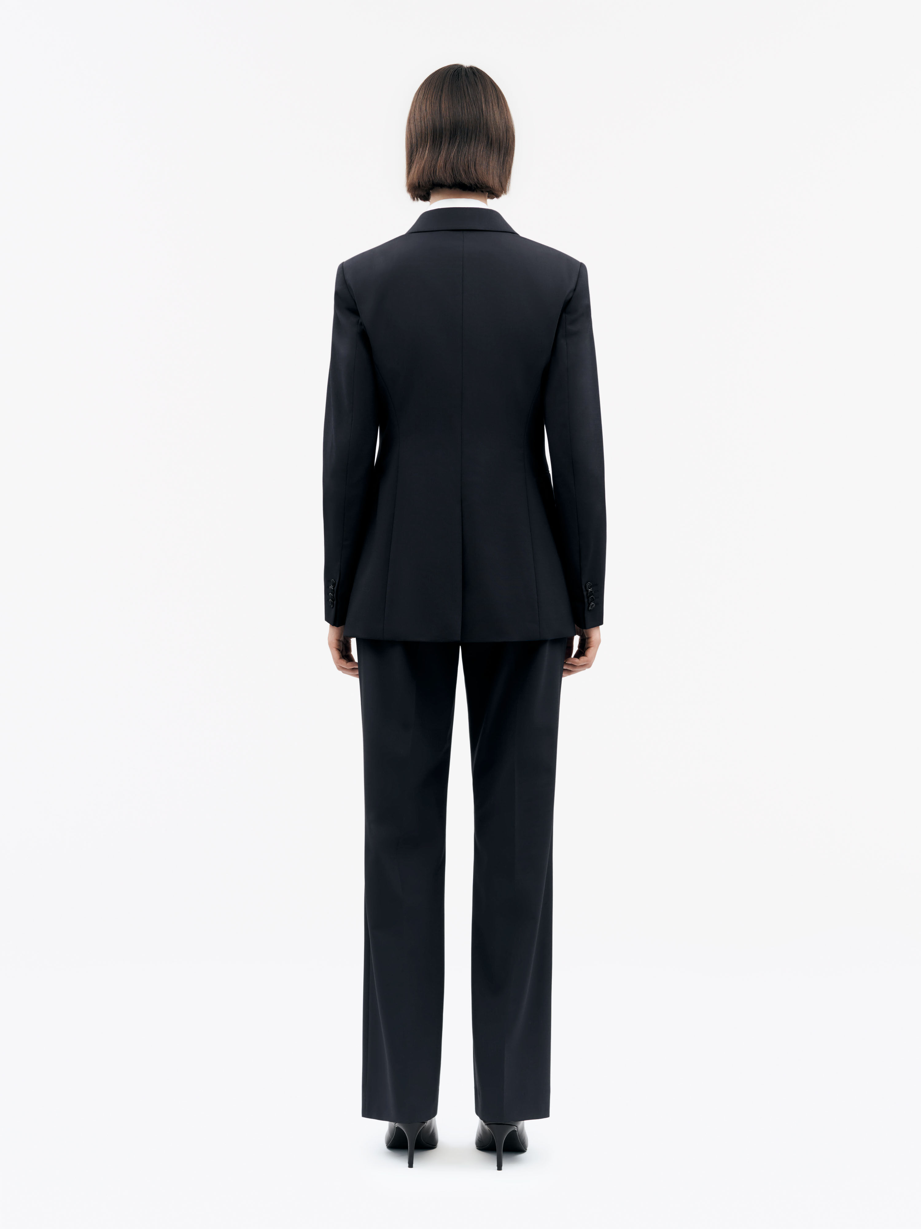 Narina Regular Fit Bl&aring;t Jakkes&aelig;t