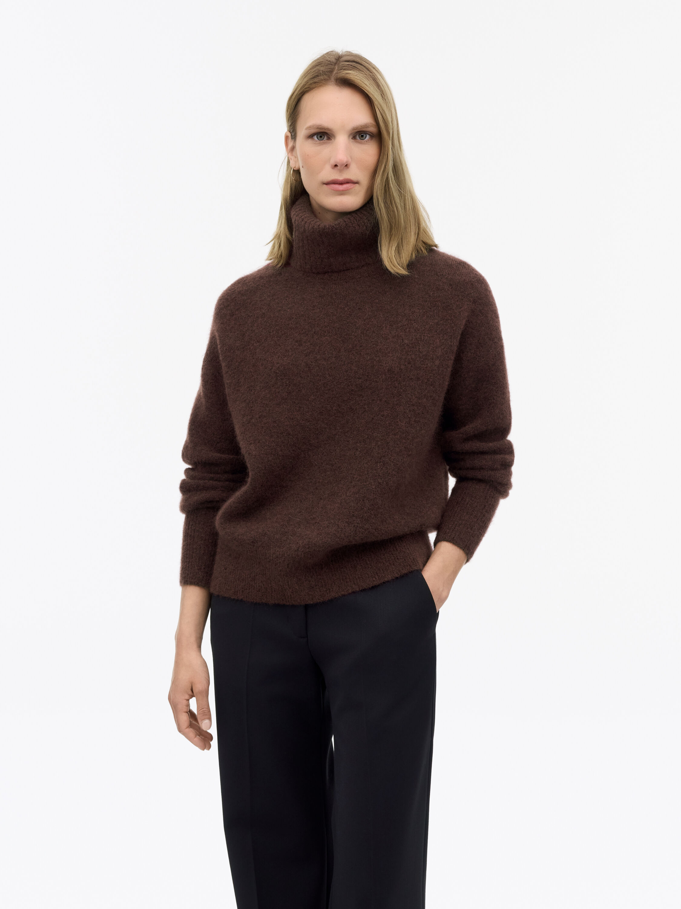 Paxi Mohair Merino Turtleneck