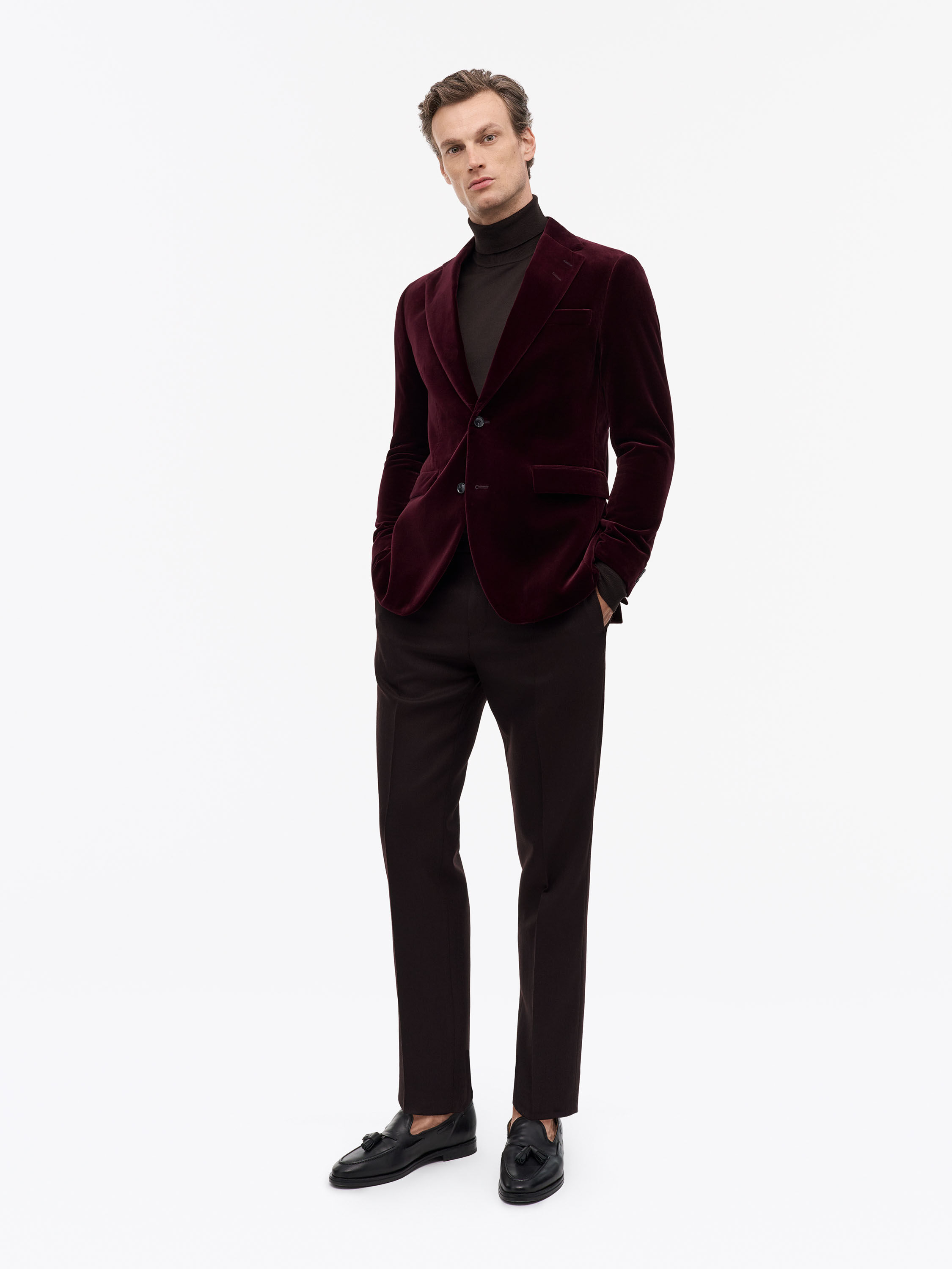 Ease Velvet Tuxedo Jacket