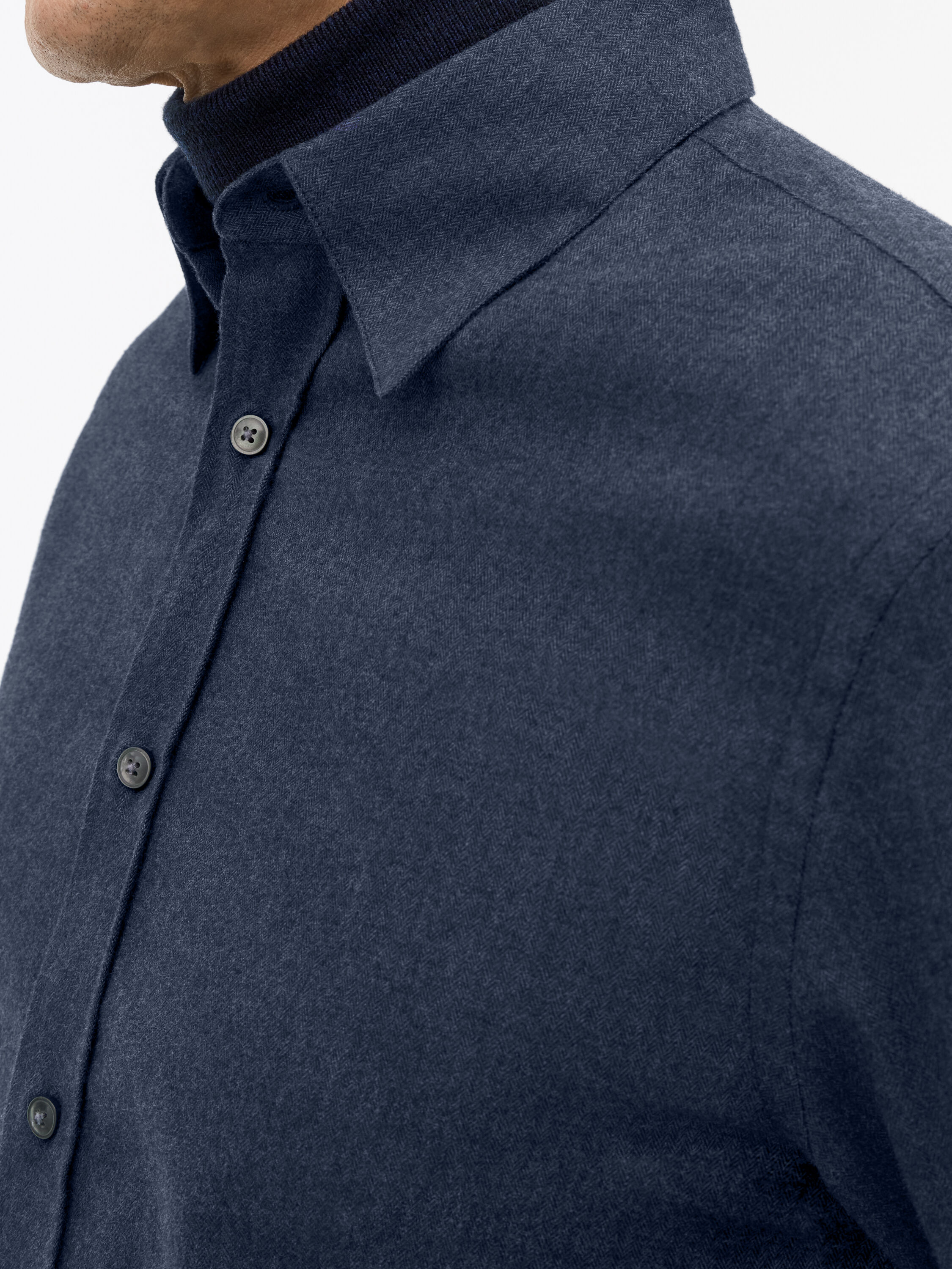 Bjorn Brushed Herringbone Shirt
