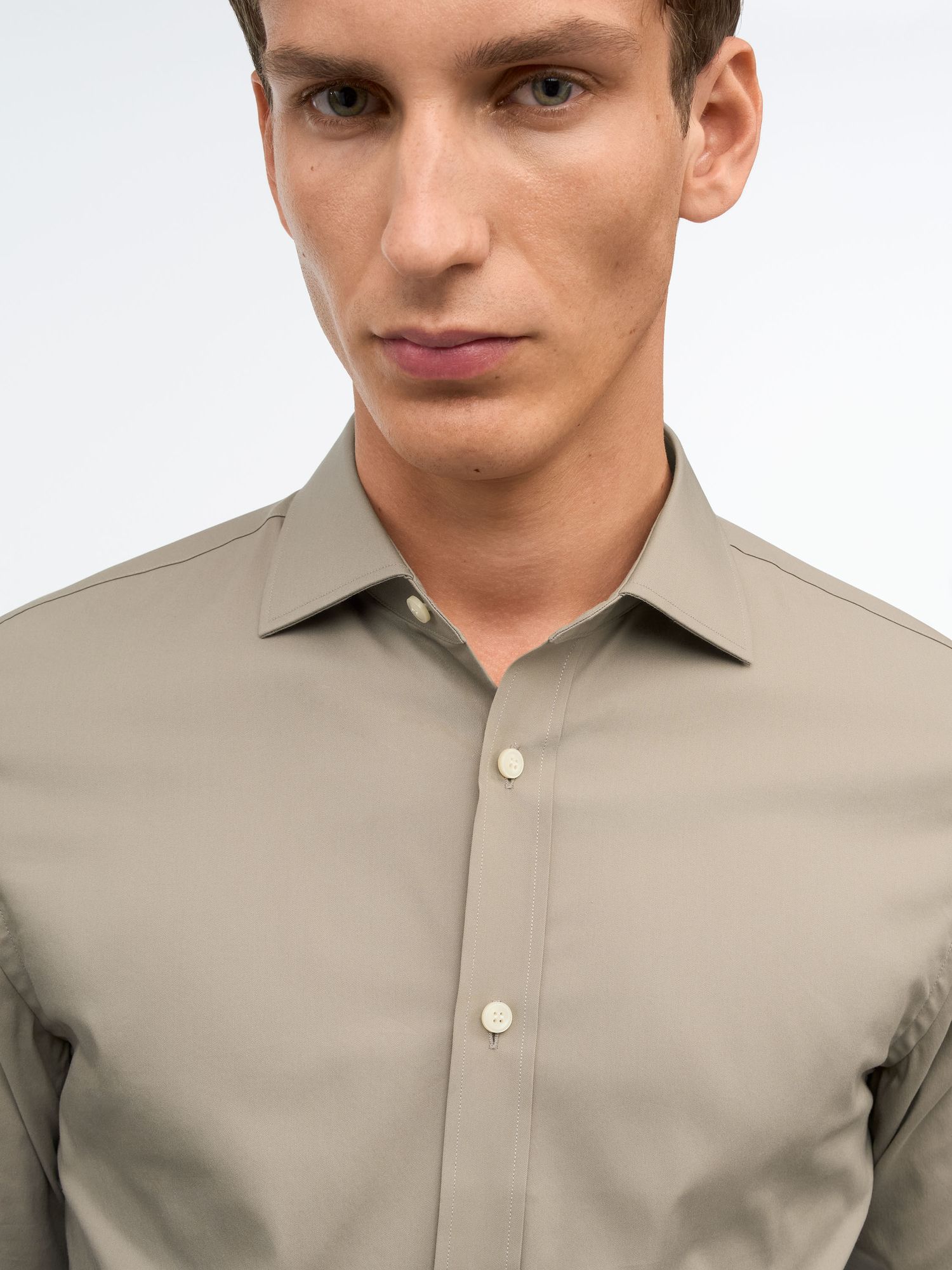 Adley C Cotton Blend Shirt