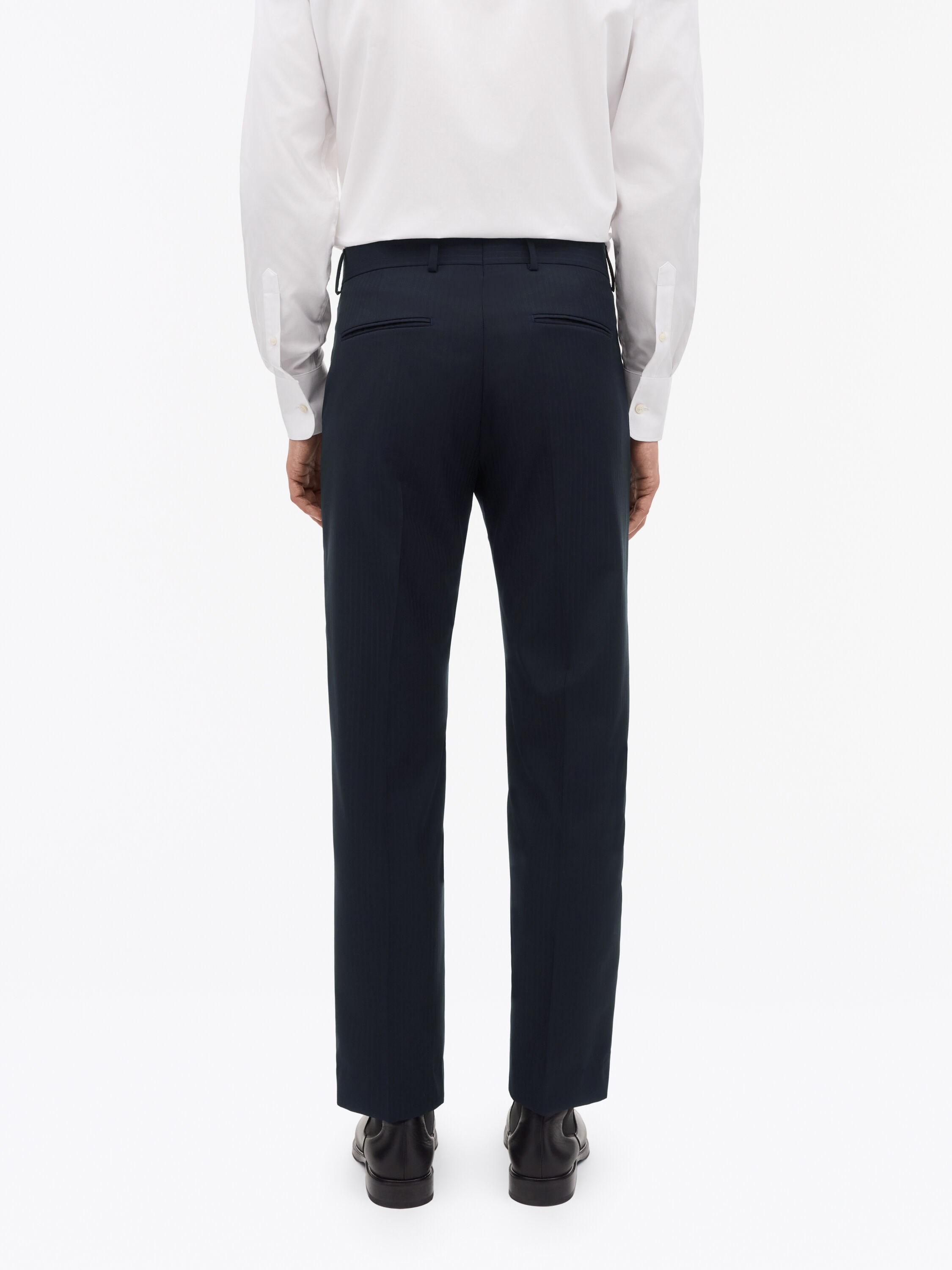 Joshwa Navy Blue Wool Suit