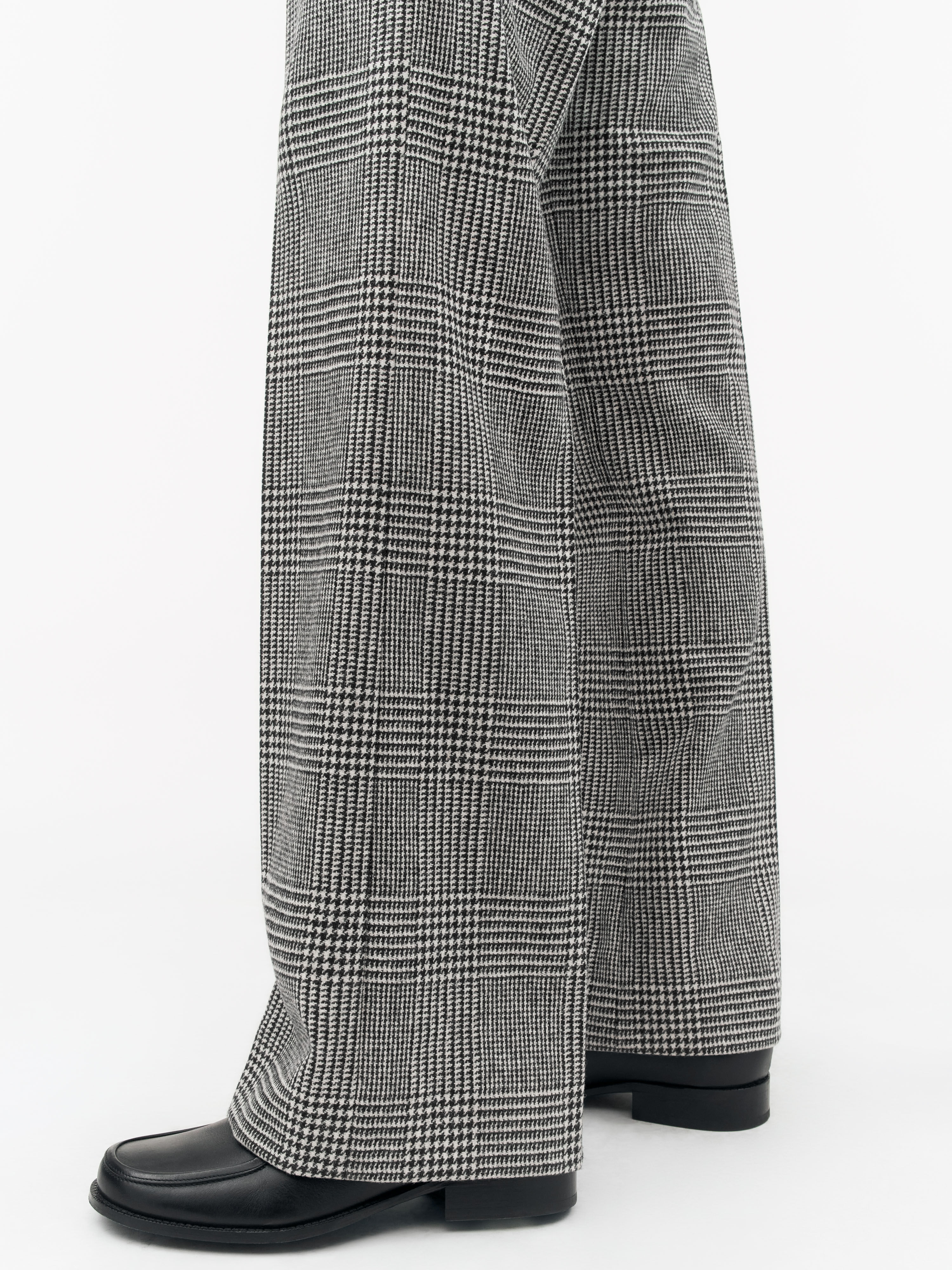 Straight tailored wool grey Tenser Trousers | Tiger Of Sweden
