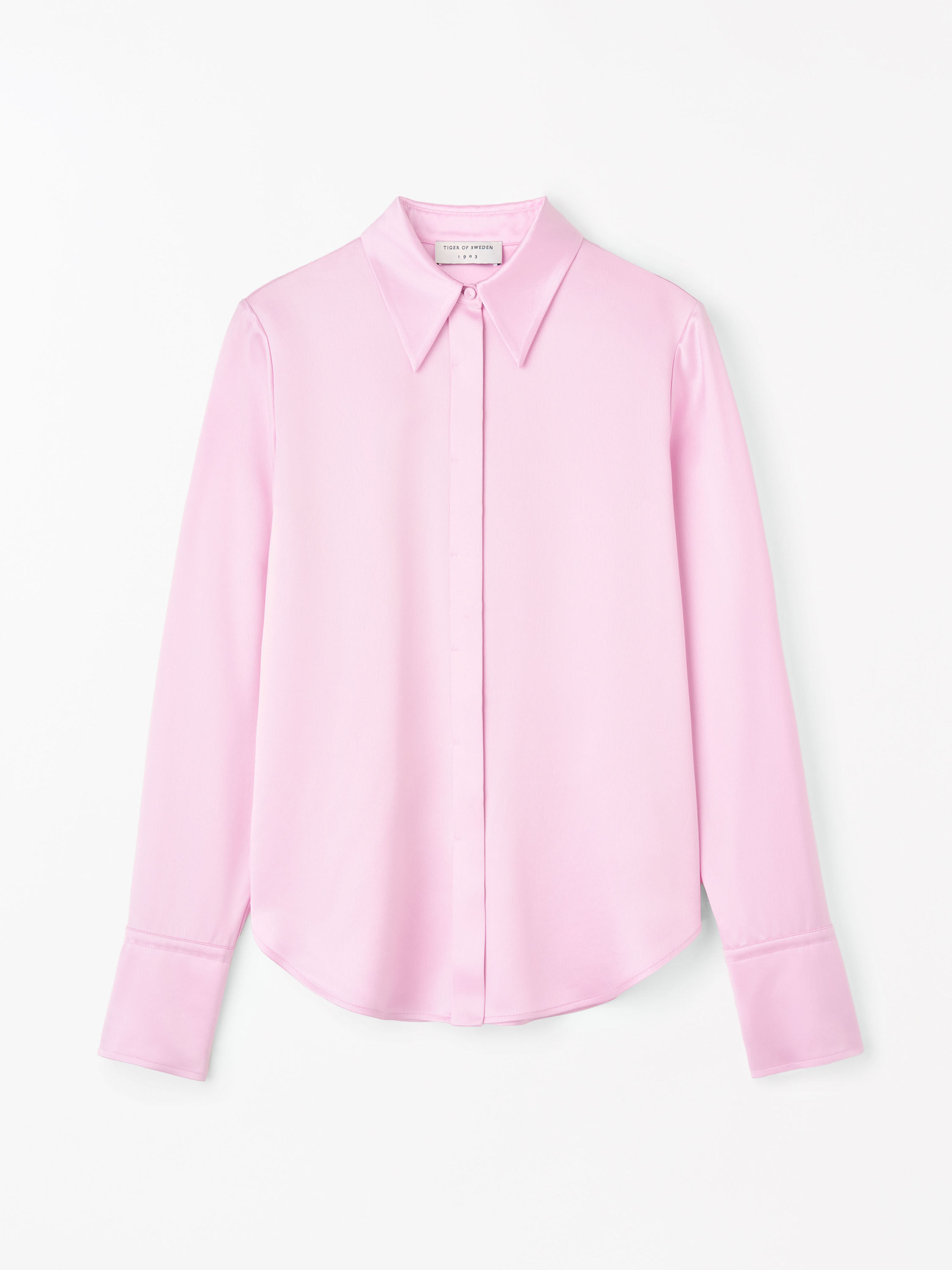 Daphne Regular-Fit Satinhemd