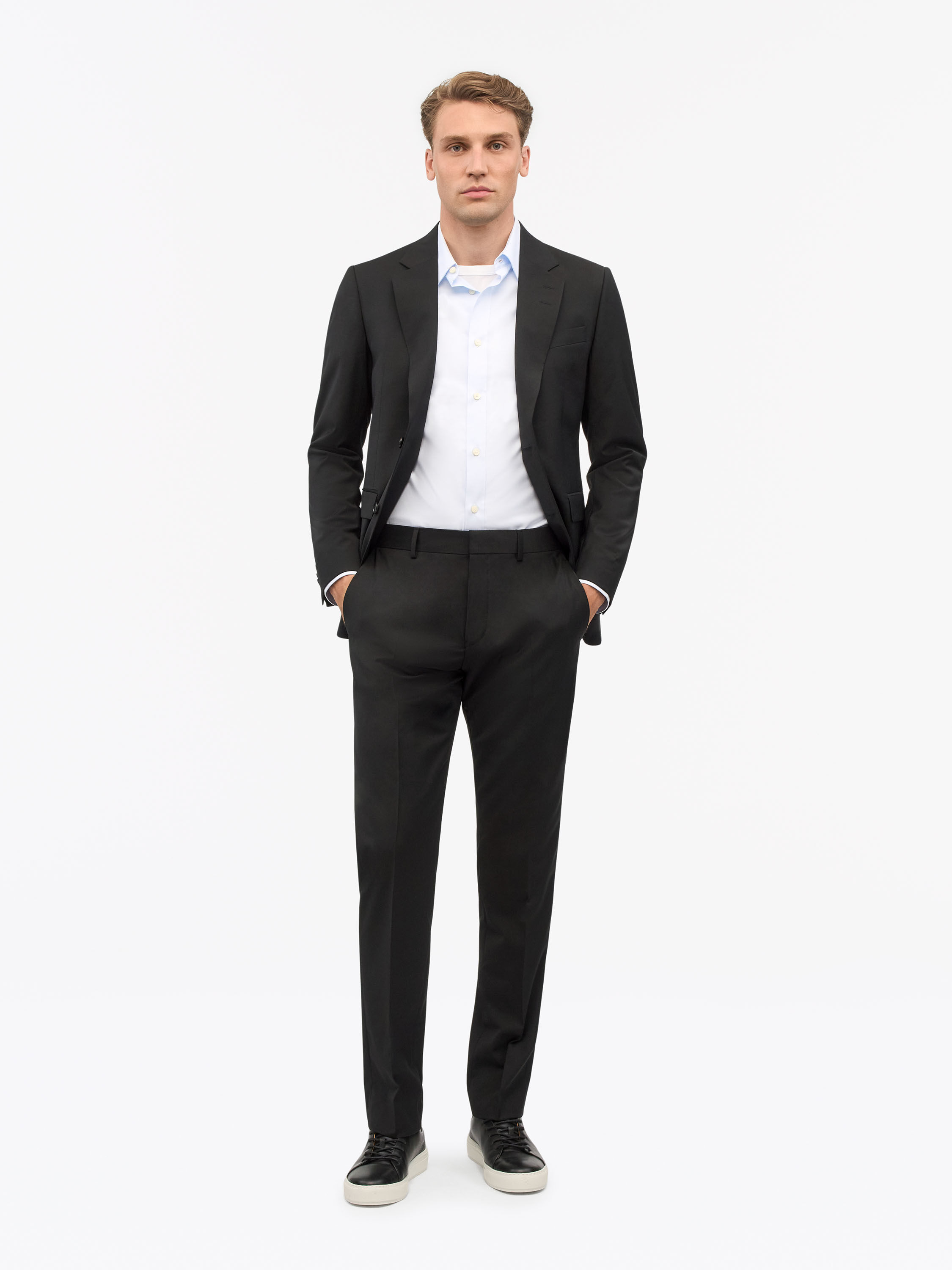 Tenses Wool Blend Trousers