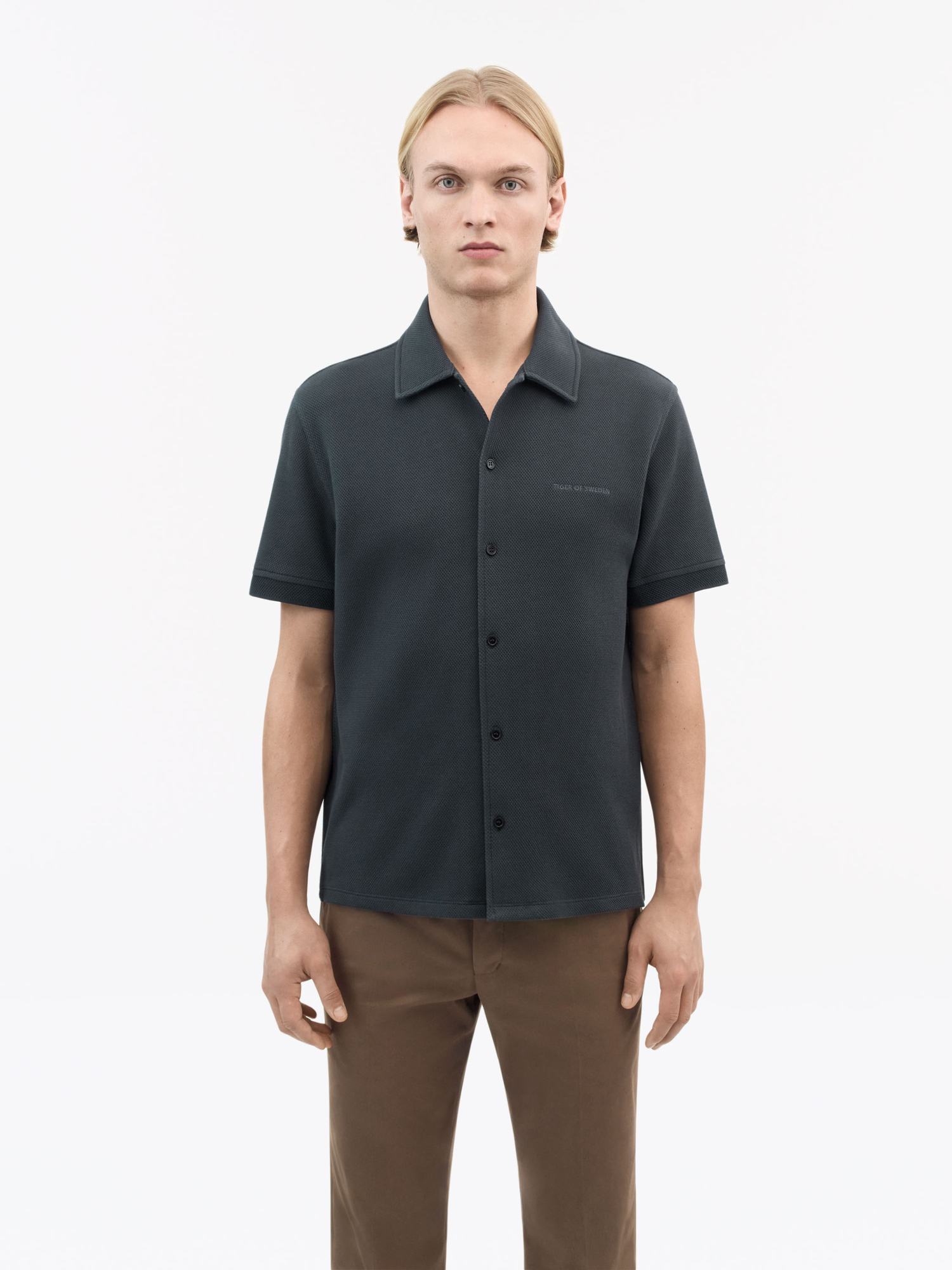 Saint Cotton Piqué Polo Shirt