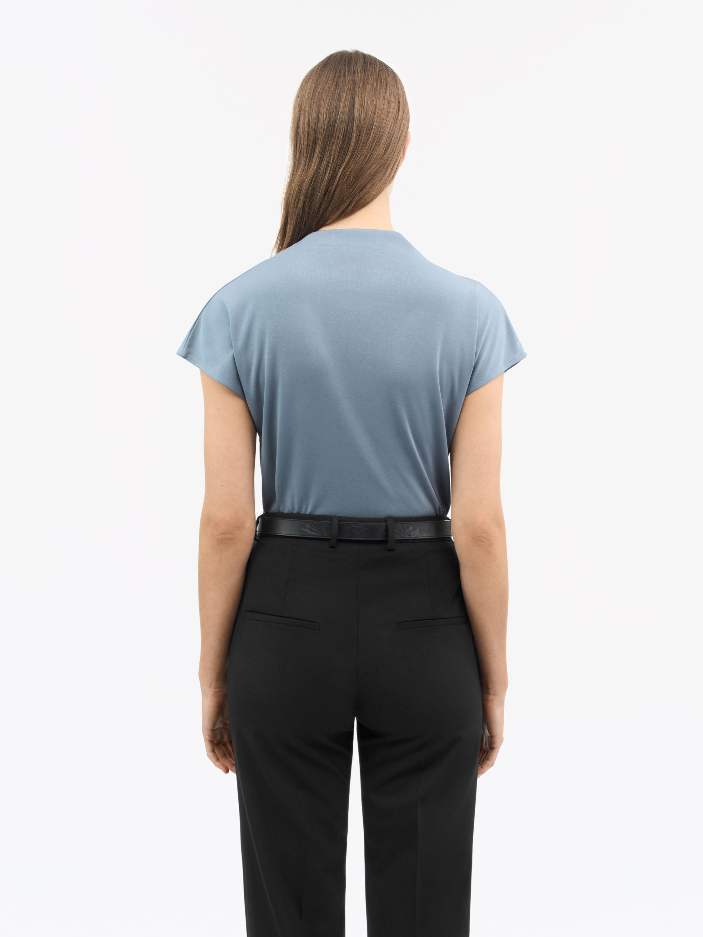 Alitta Slim Cap-Sleeve Top