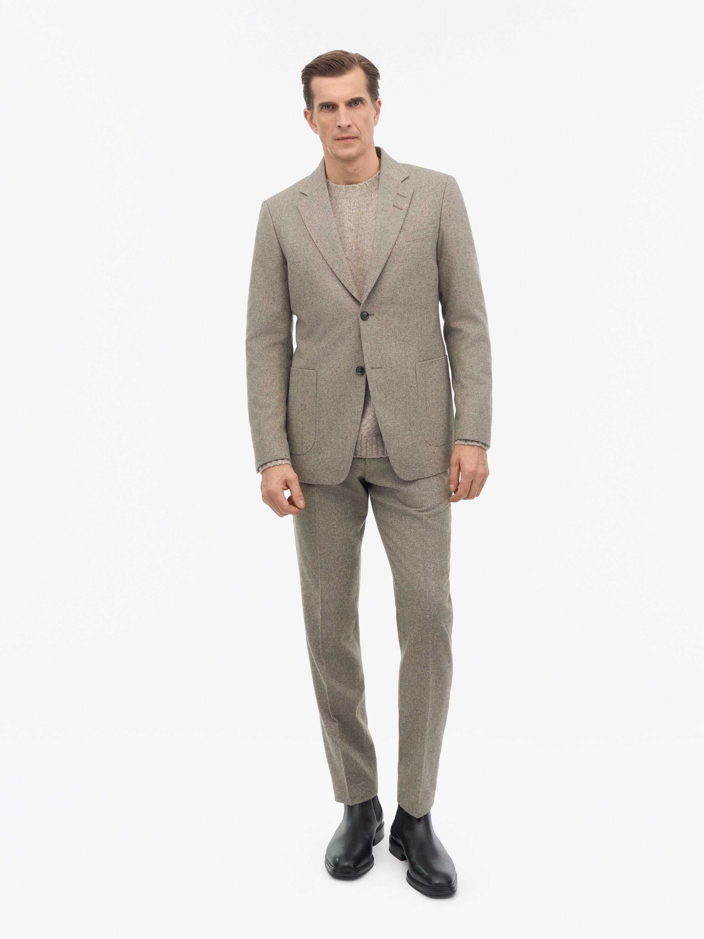 Justin Brushed Wool Suit