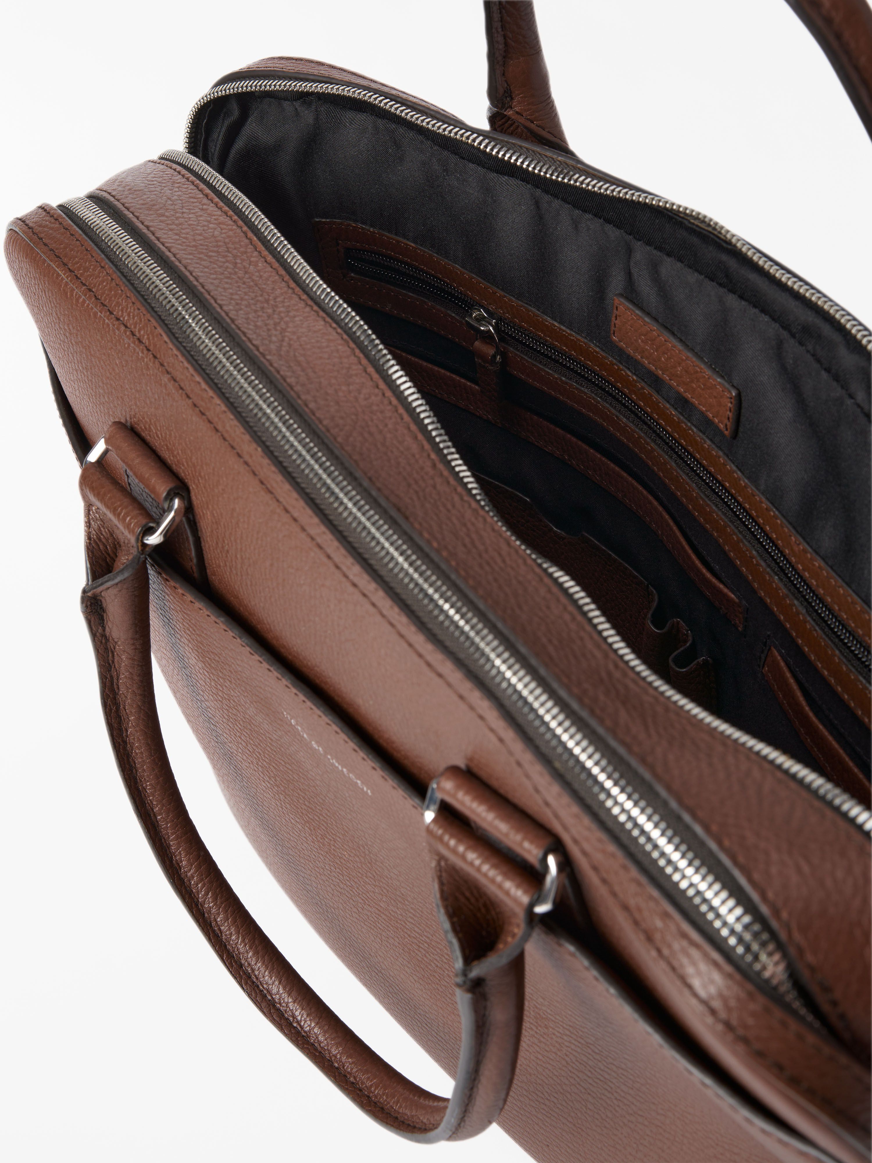 Burin Leather Briefcase