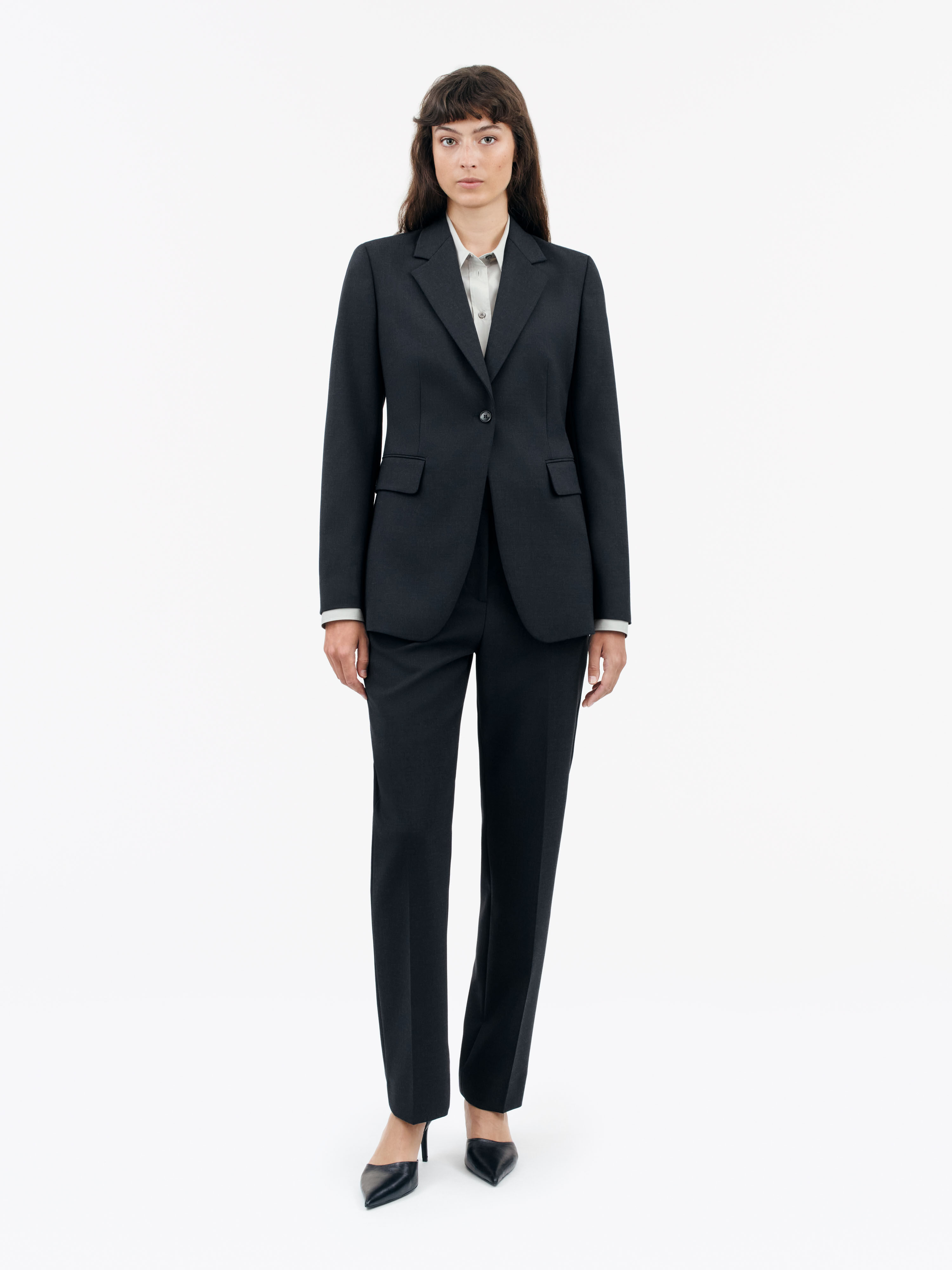 Narina Regular Fit Bl&aring; Kostym