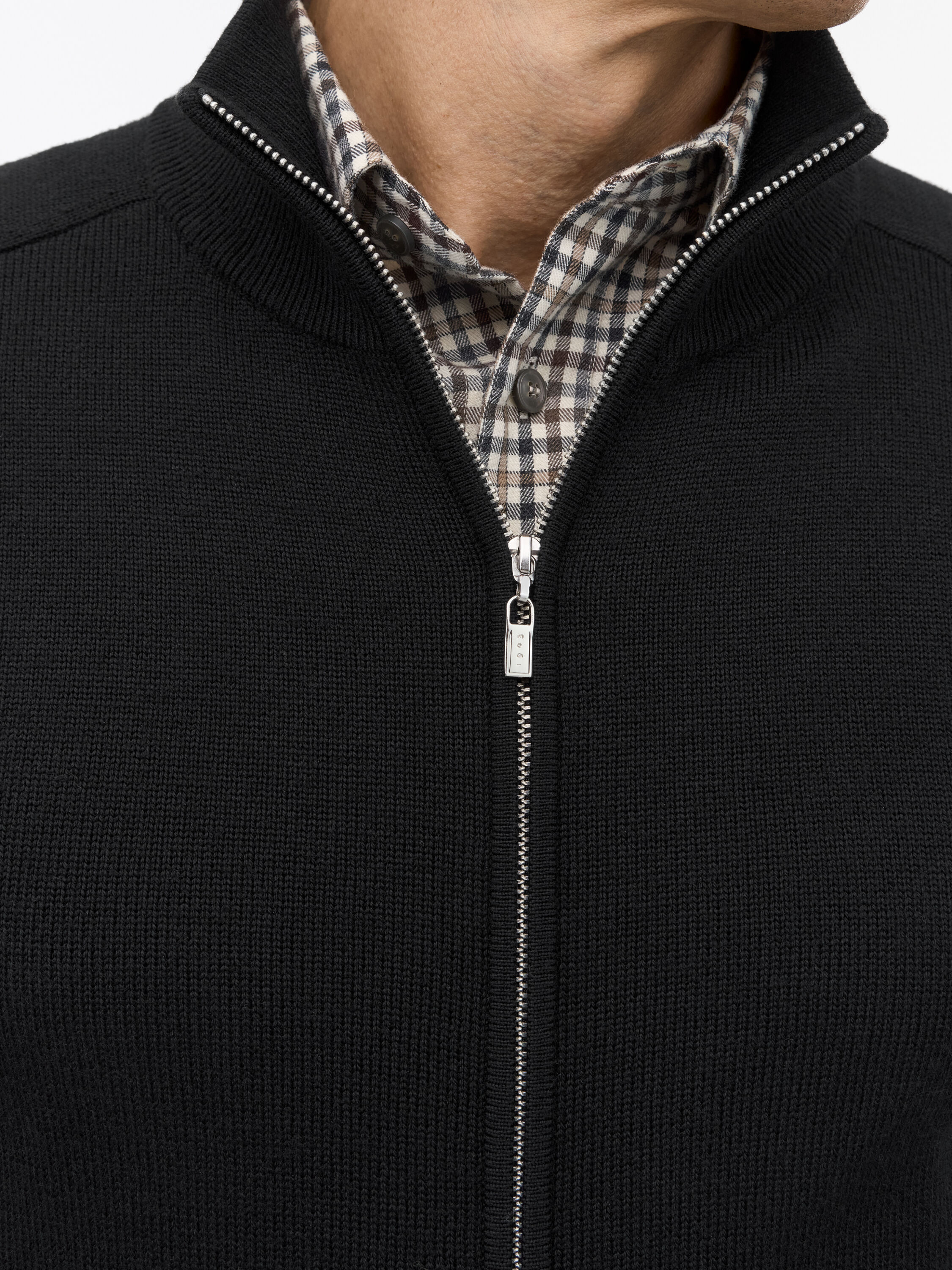 Cassian Merino Zip Cardigan