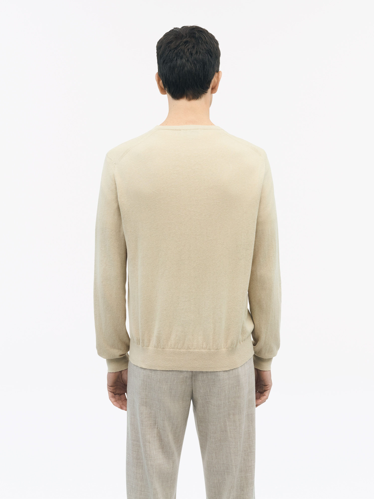 Connor L-Sweater i Hørblanding
