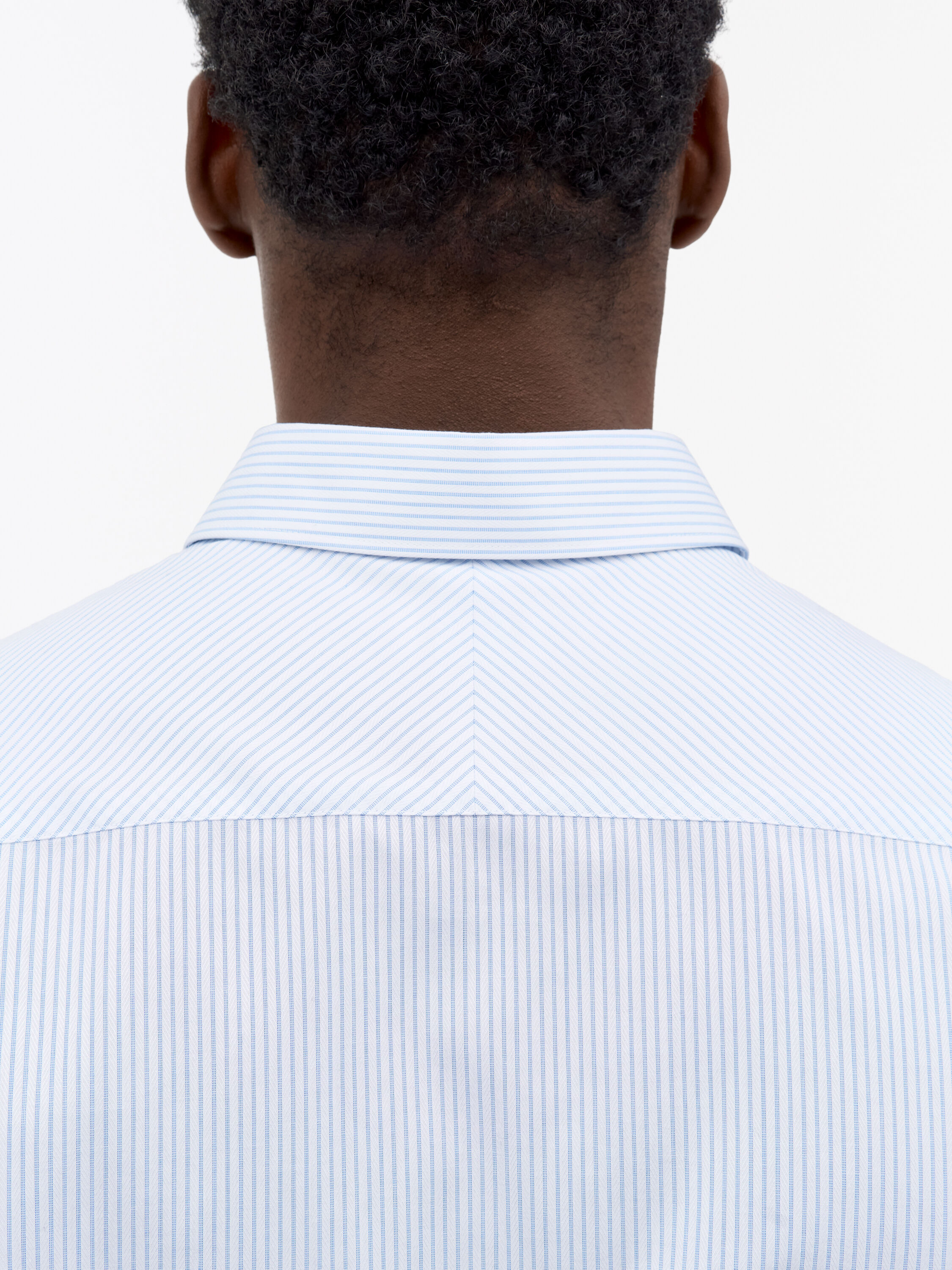 Adley C Cotton Stripe Shirt