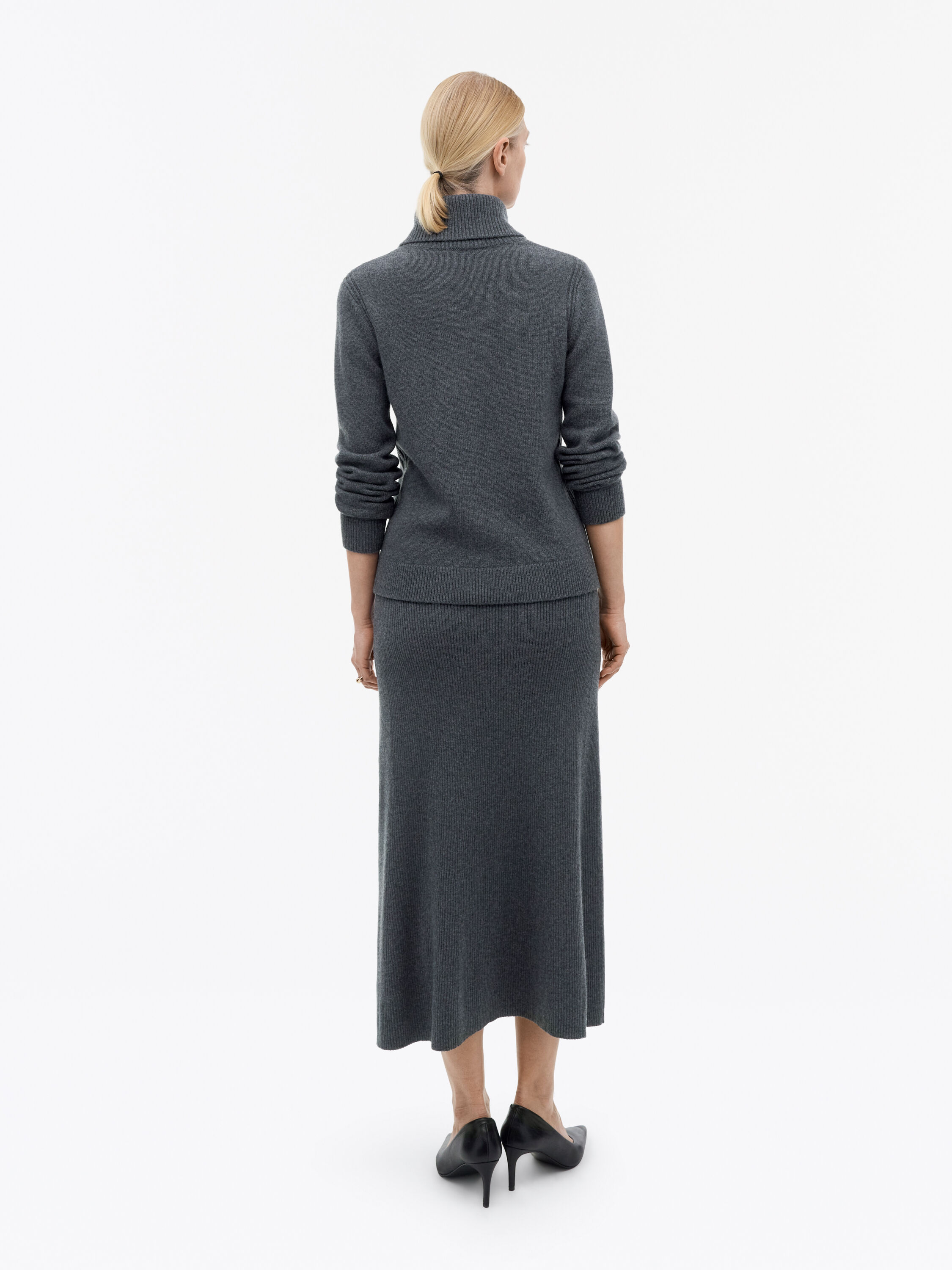 Zaya Wool Cashmere Skirt