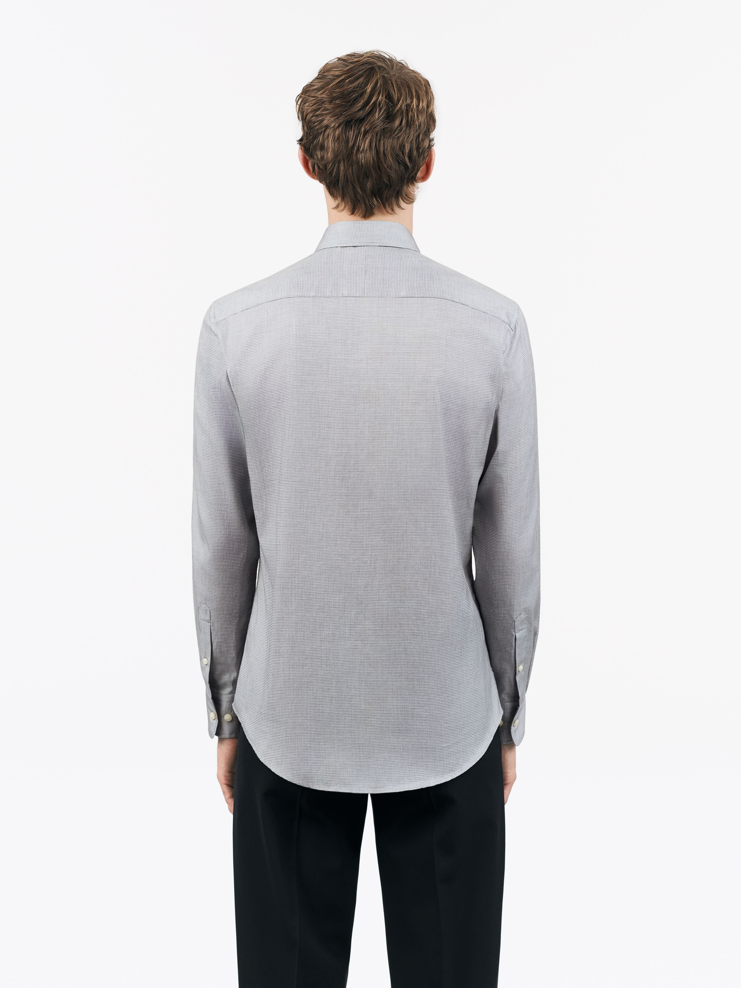 Adley cotton pointed collar Shirt