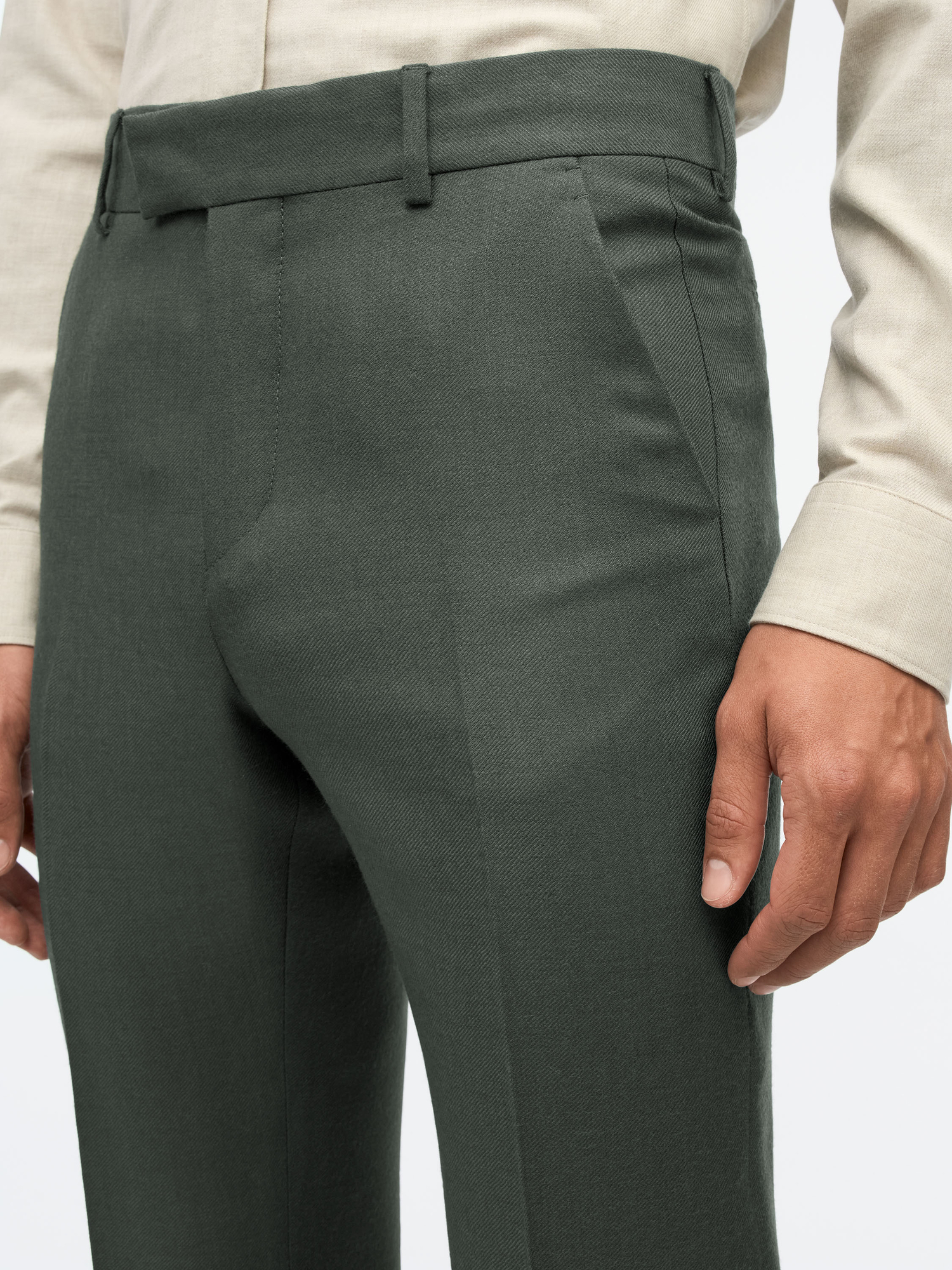 Tenser RWS Straight Wool Trousers