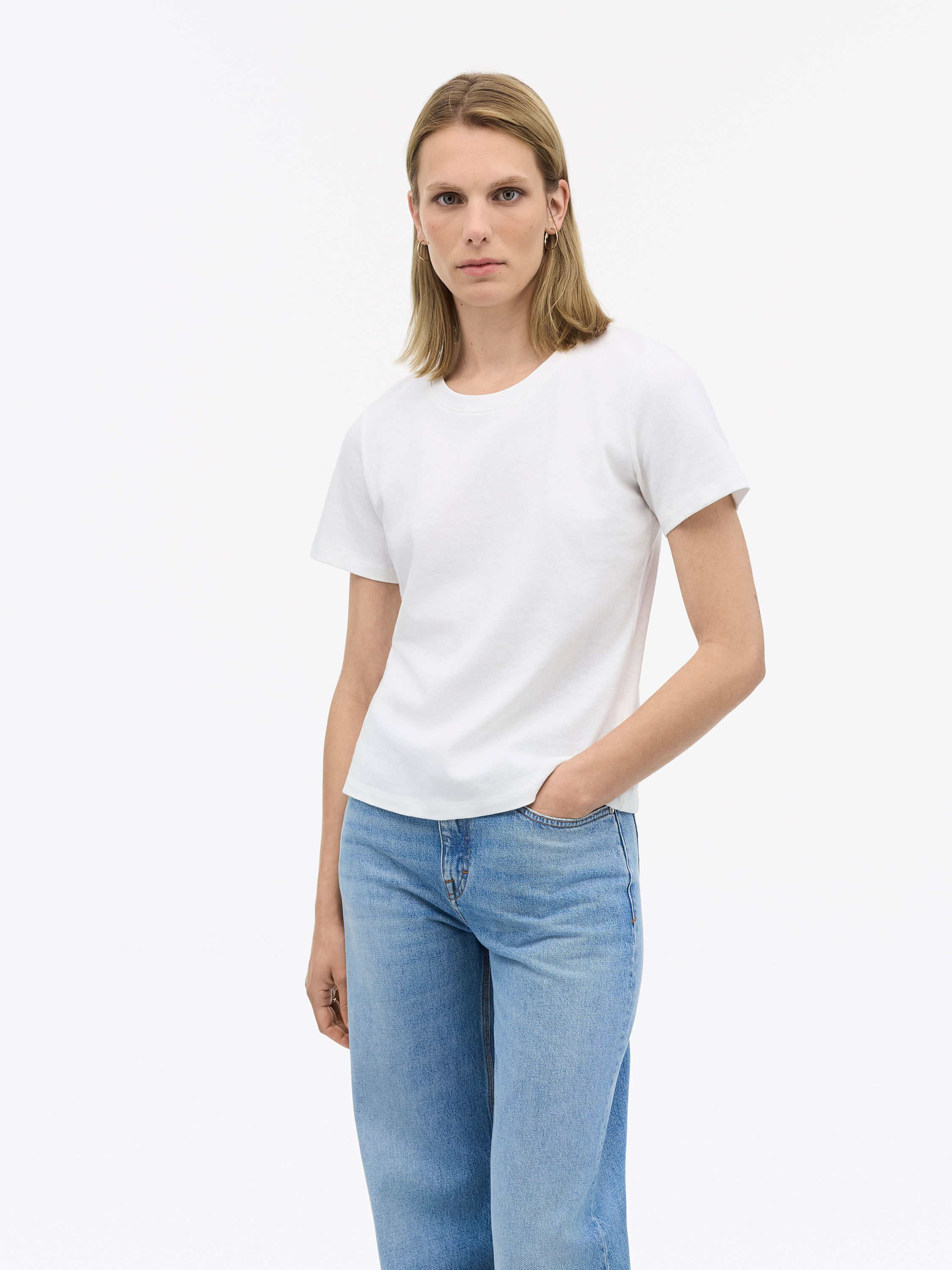 Siru L Bomullslinne-T-Shirt