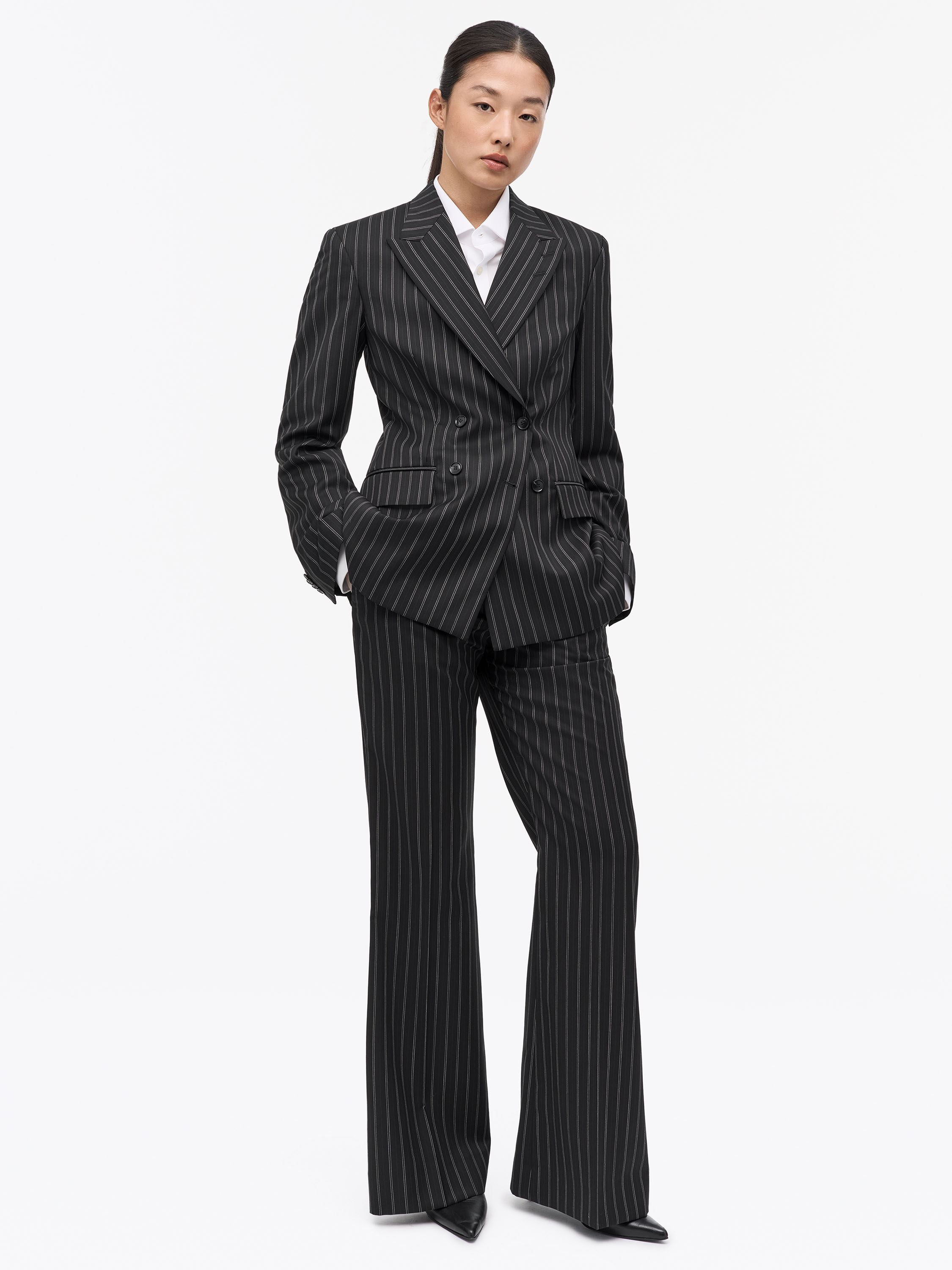 Elmi Pinstripe Suit