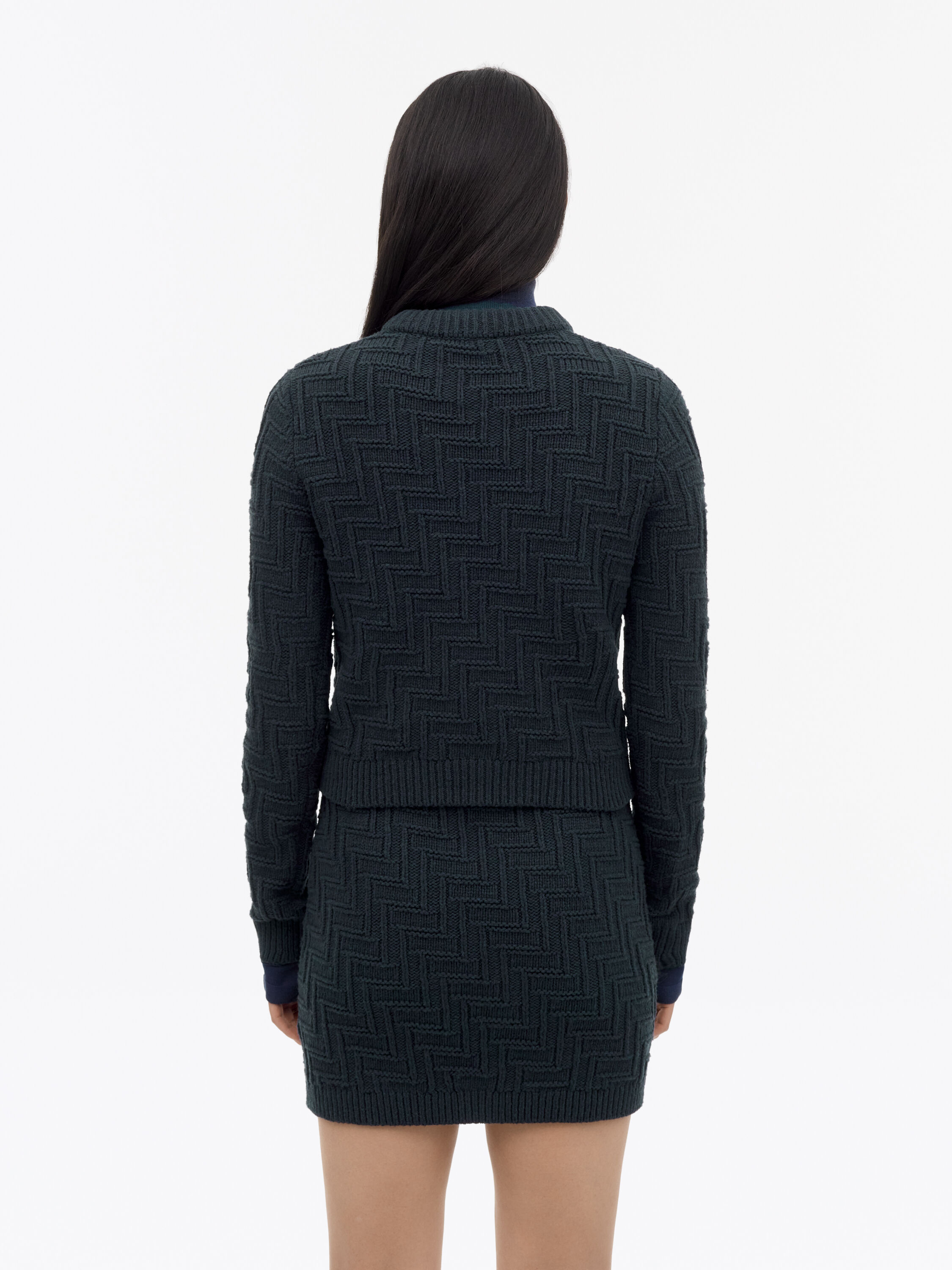 Marie Knitted Textured Pullover