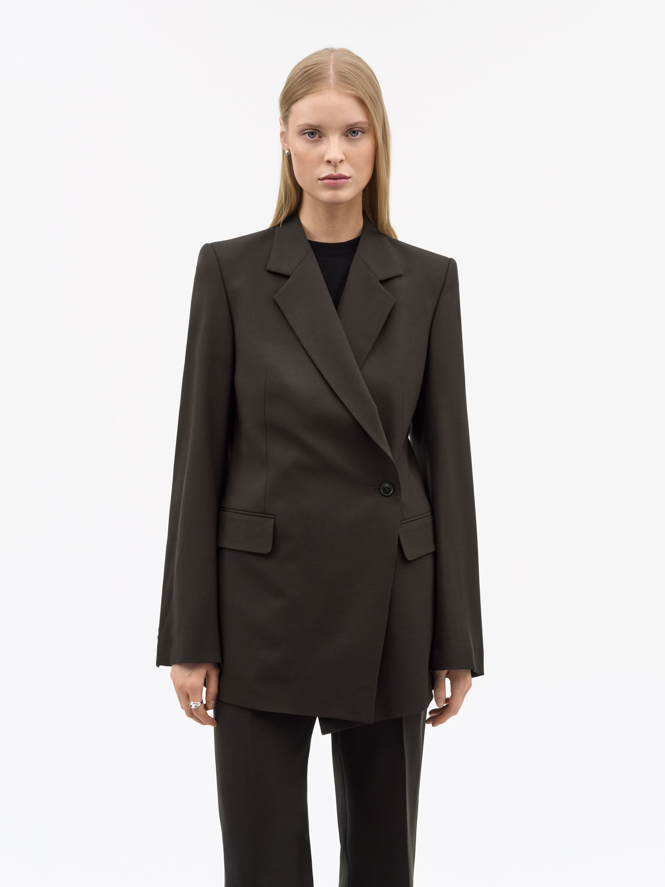 Eliwiraa - Veste &Agrave; Coupe D&eacute;contract&eacute;e