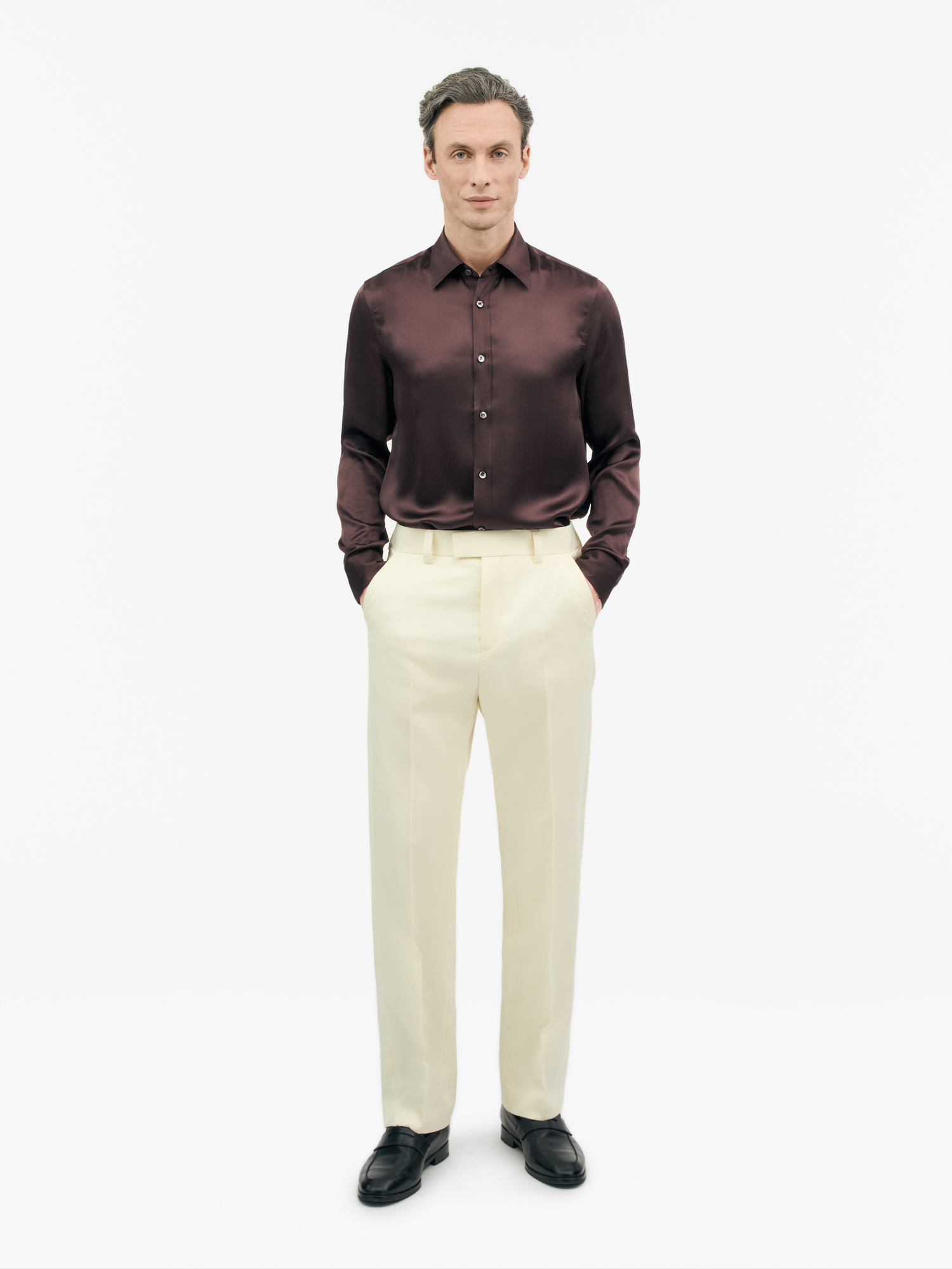 Lowan Regular-Fit Silk Shirt