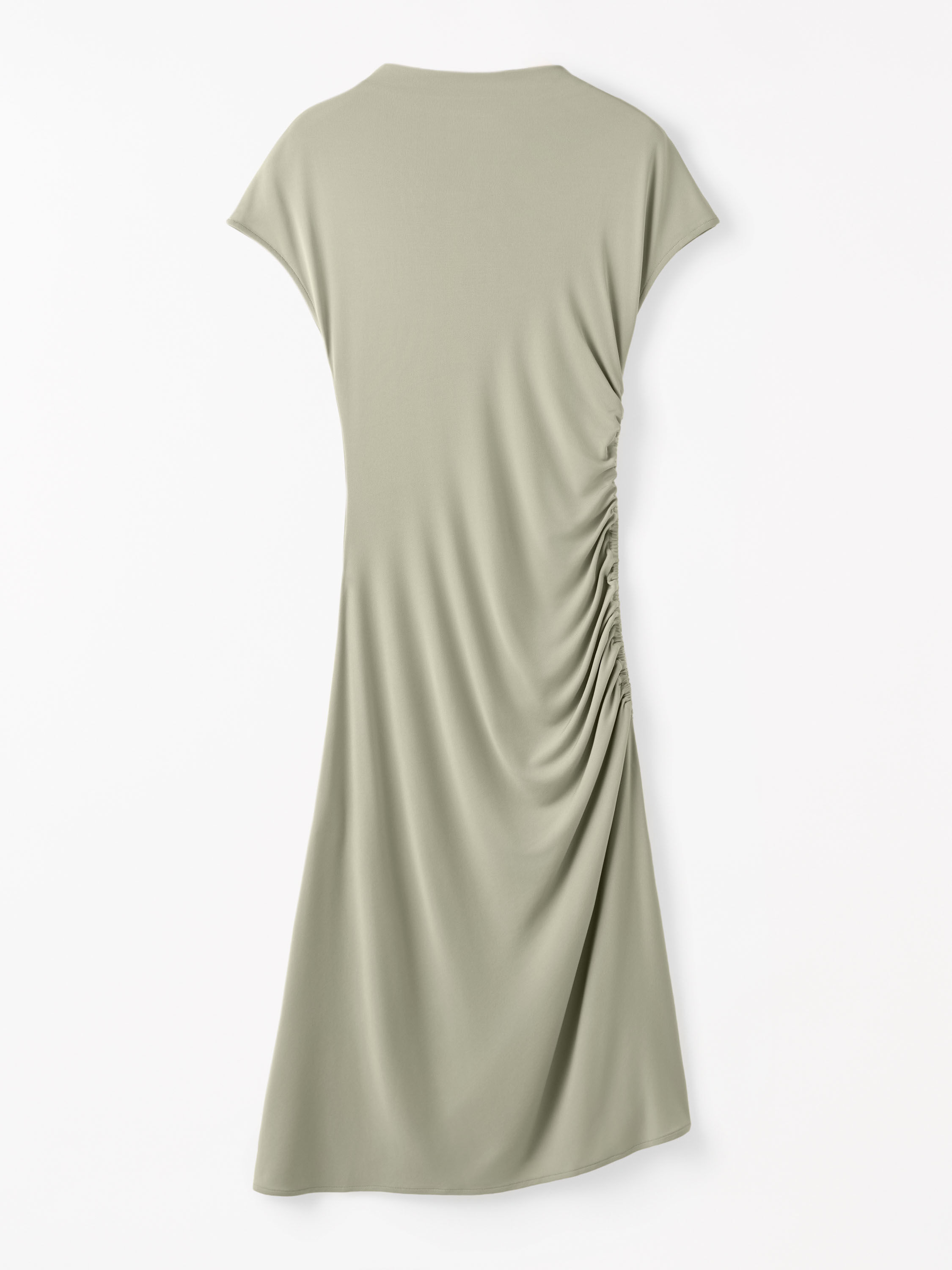 Aliz Sleeveless Draped Dress