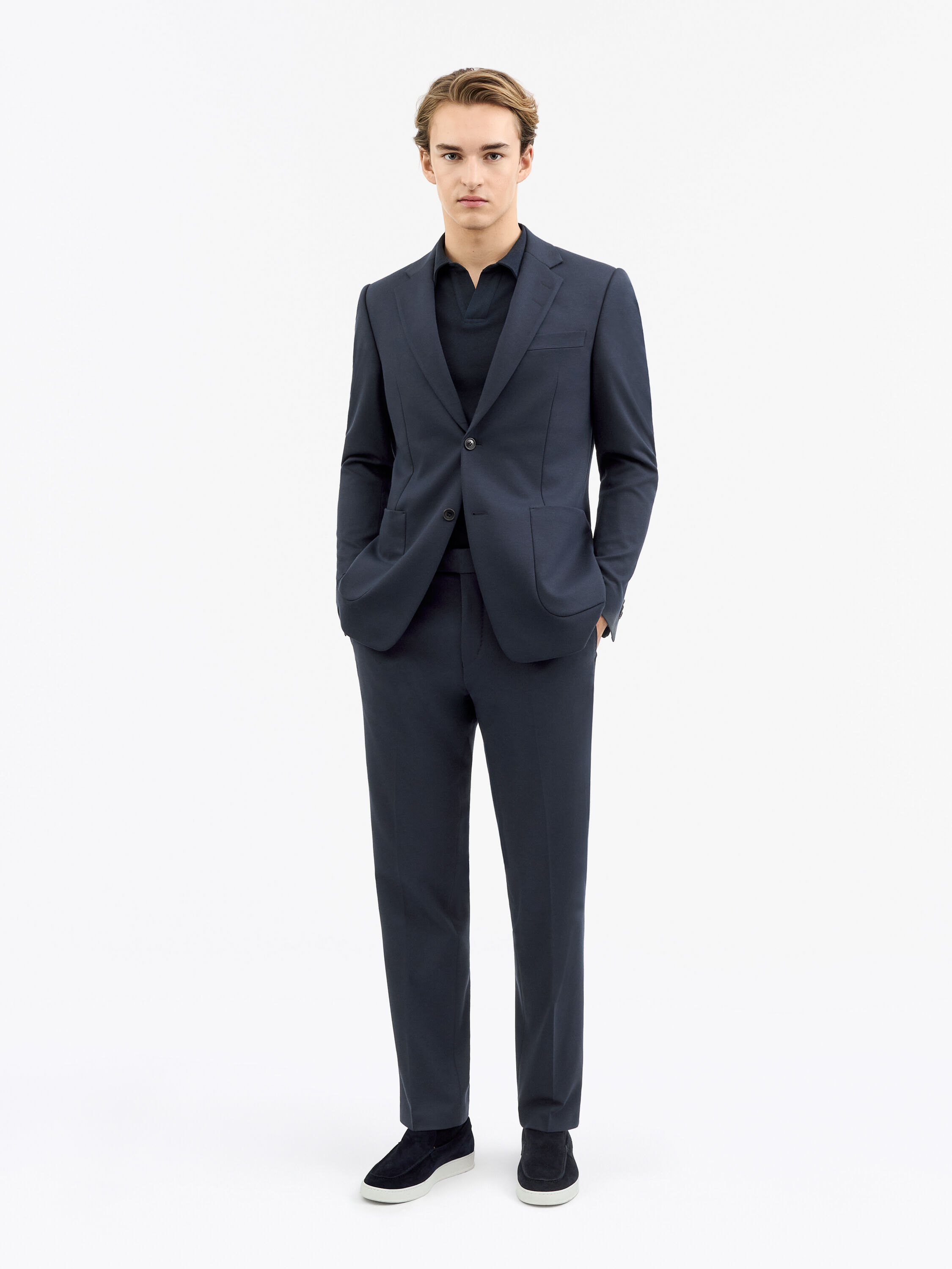 Justin P Brushed Jersey Suit