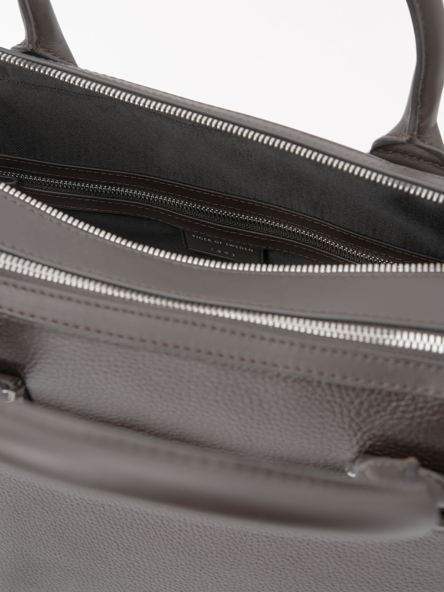 Burin Leather Briefcase